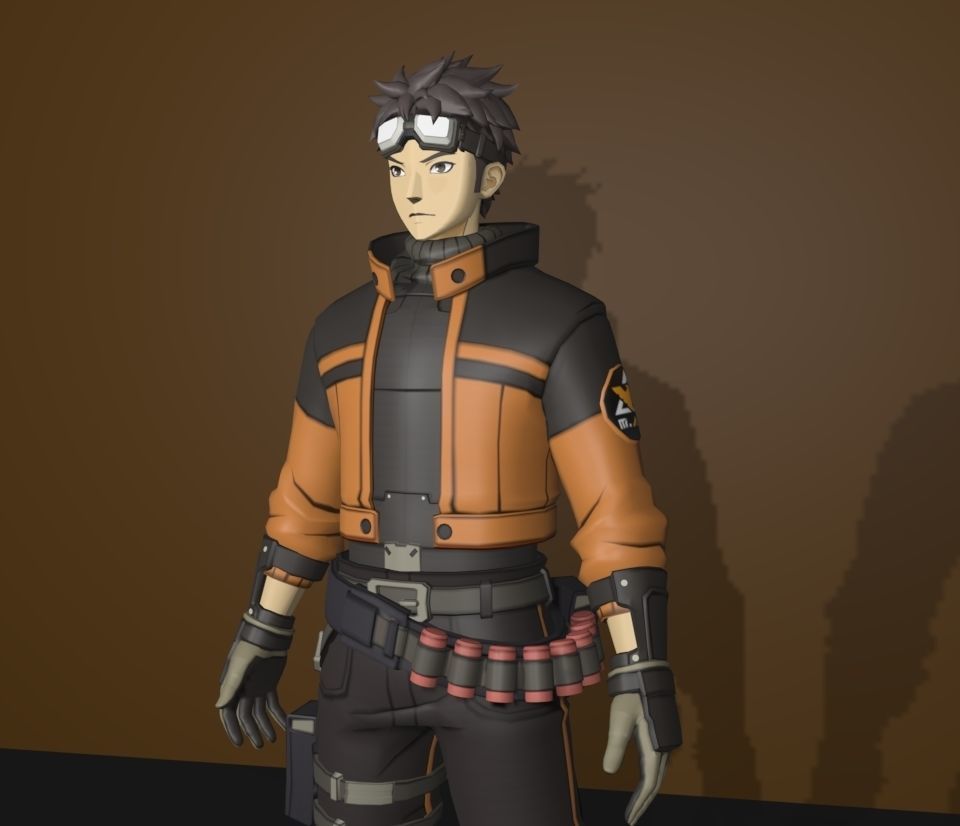 ace force long 3D model_2