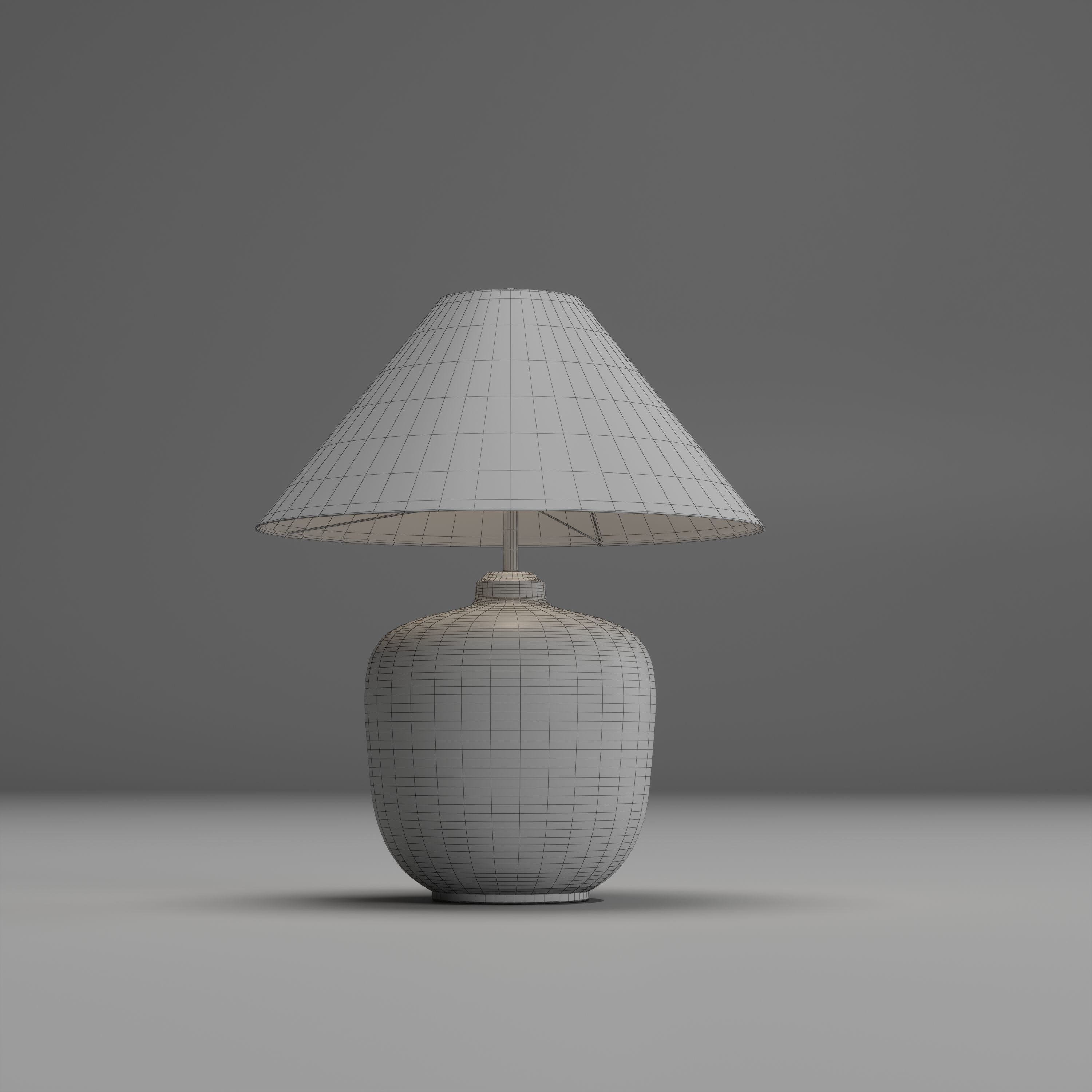 Torso Table Lamp By Menu 3D model_3