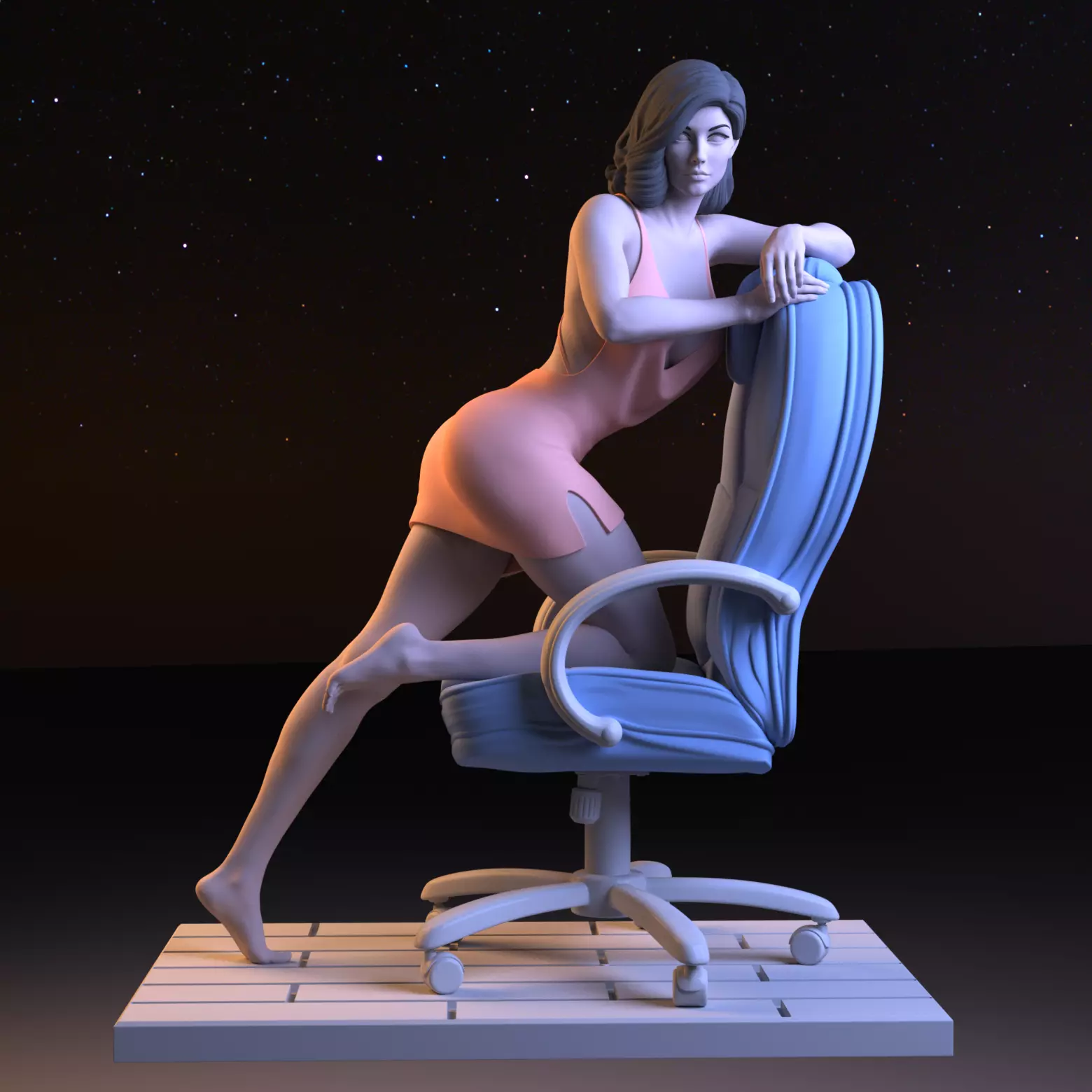 HOT SECRETARY 3D print model