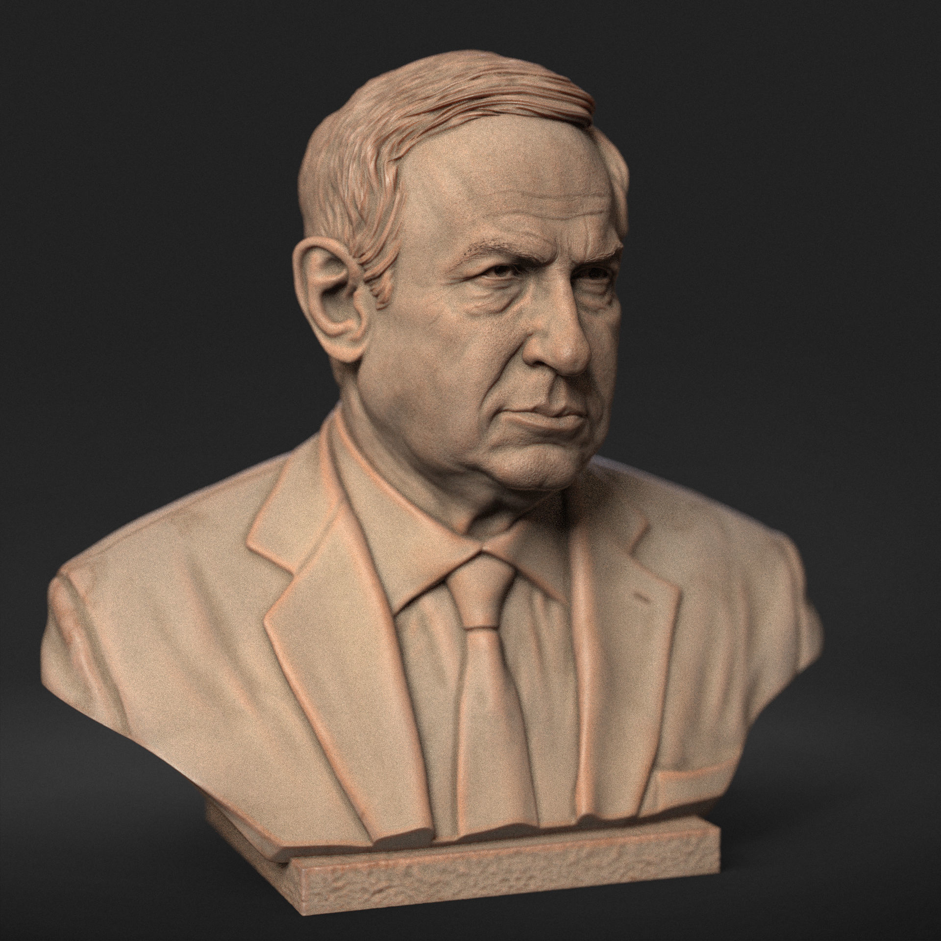 Print Benjamin Benjamin Netanyahu 3D model 3D printable | CGTrader