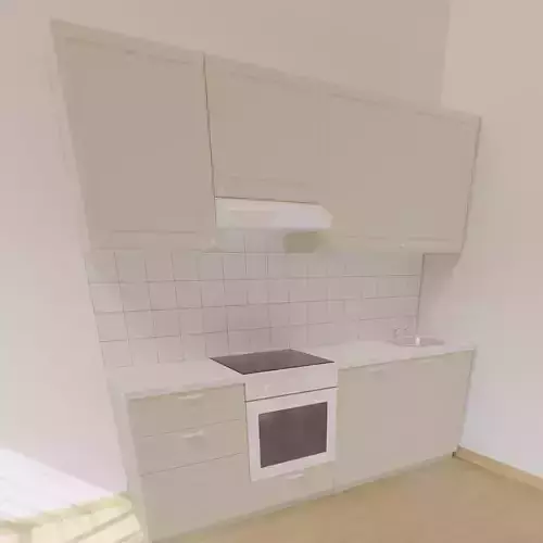 Kitchen Set IKEA METOD 240x60x228 3D model