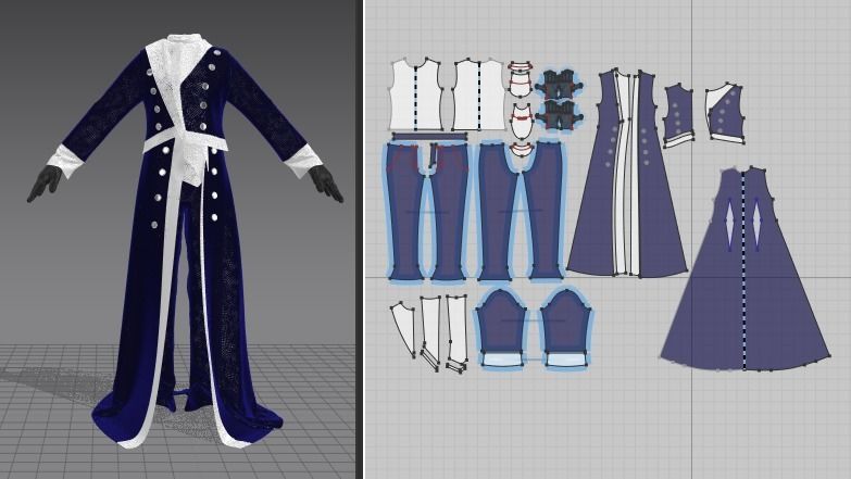 Royal modelvelvet 3D model_8