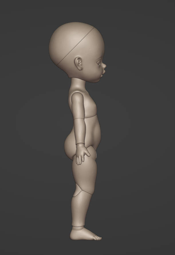 BJD Doll Ramo BJD 3D print model_8