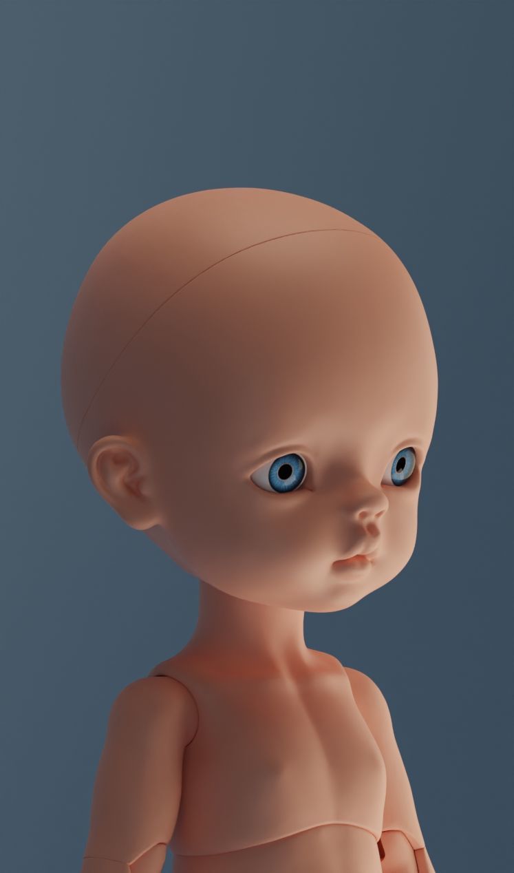 BJD Doll Ramo BJD 3D print model_4