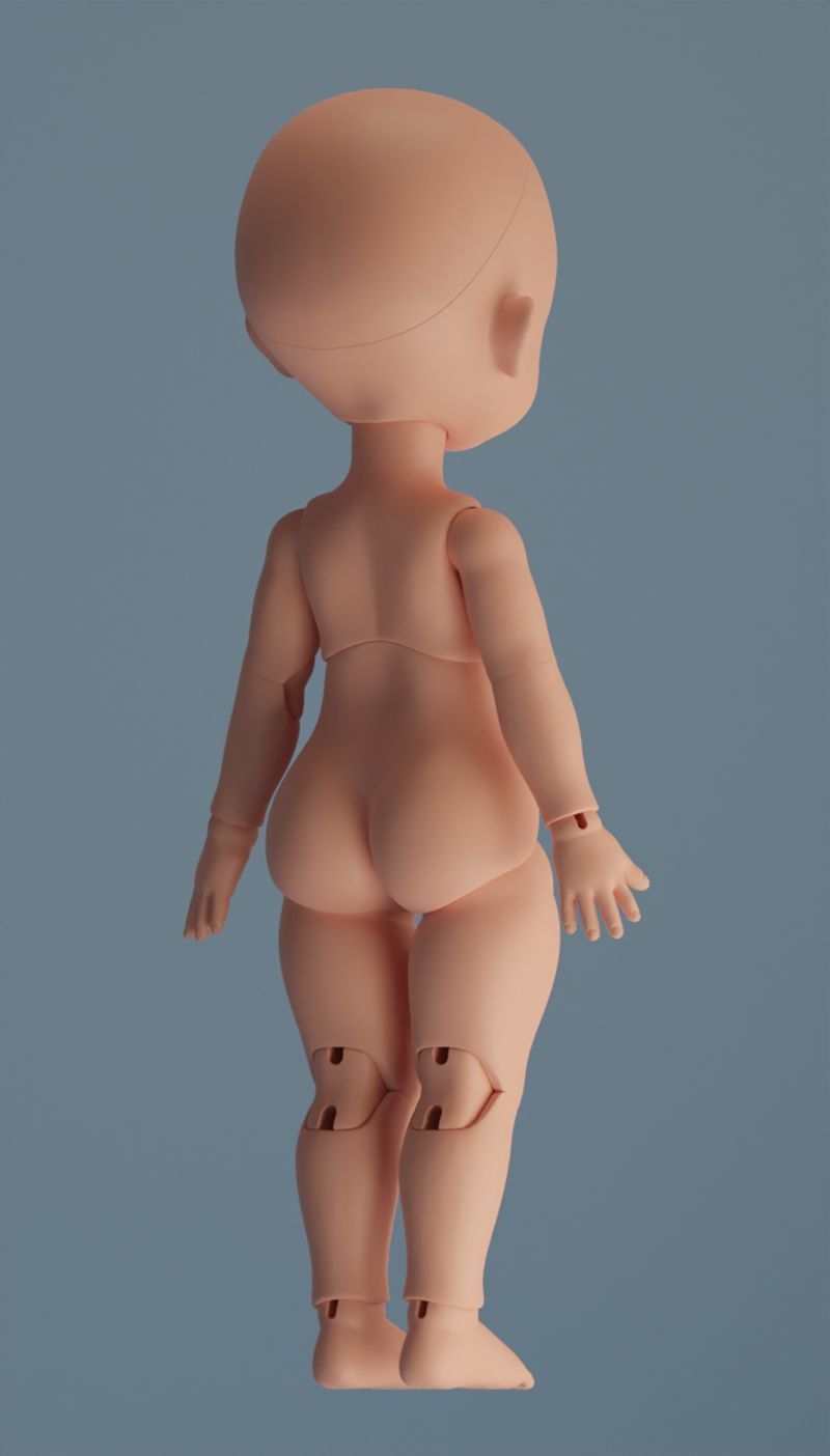 BJD Doll Ramo BJD 3D print model_2