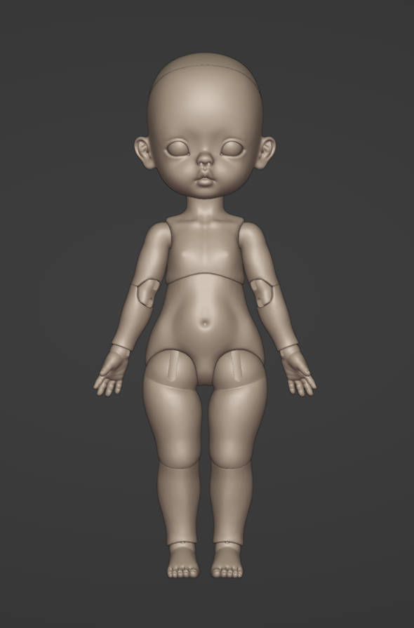 BJD Doll Ramo BJD 3D print model_6