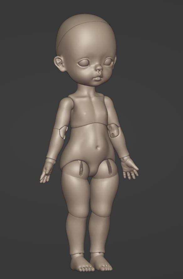 BJD Doll Ramo BJD 3D print model_7