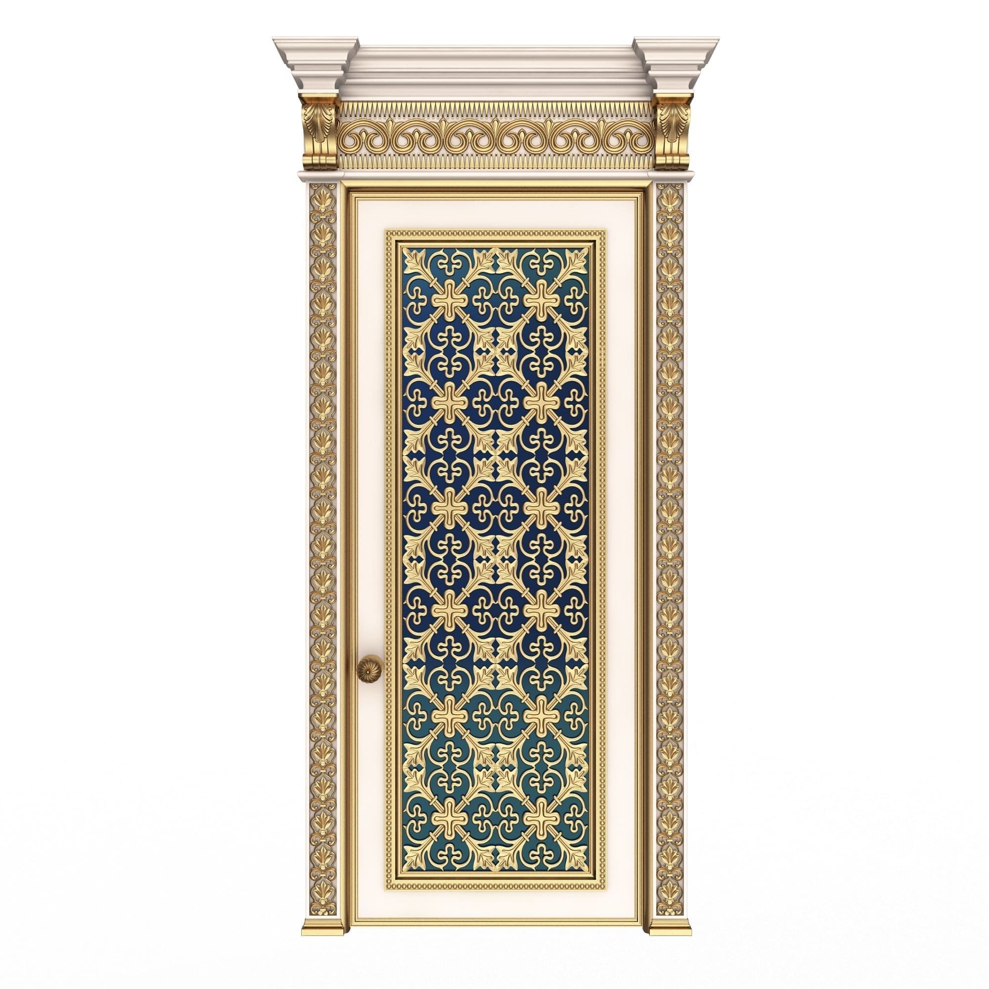 Doors Collection 0302 Low-poly 3D model_13