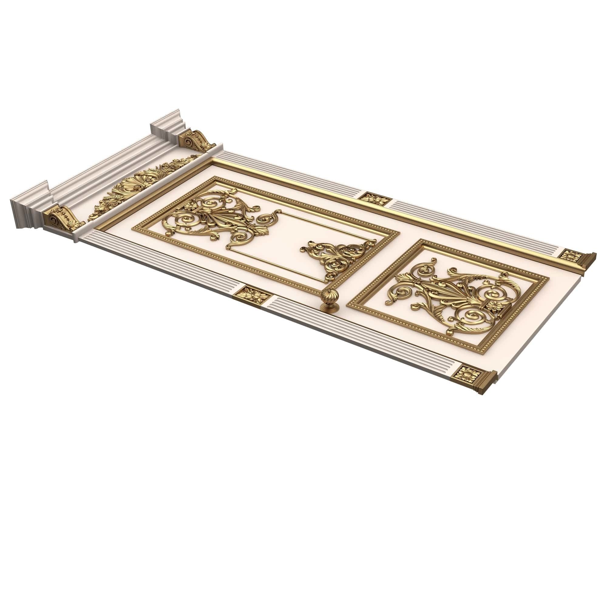 Doors Collection 0302 Low-poly 3D model_54