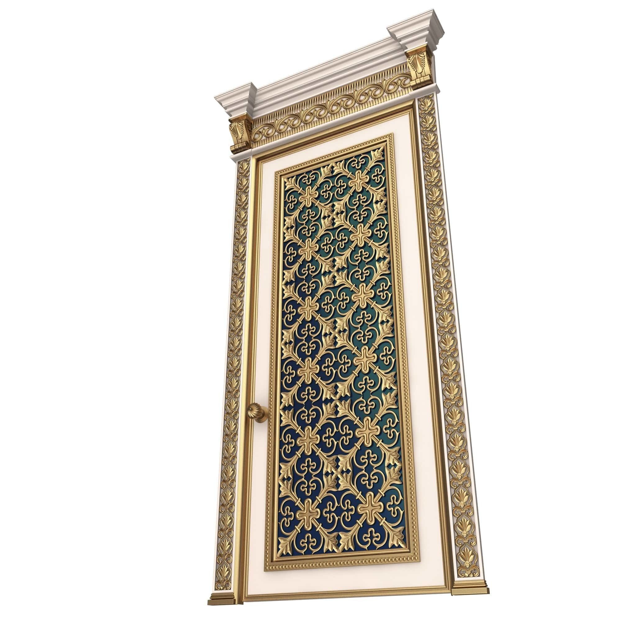 Doors Collection 0302 Low-poly 3D model_17