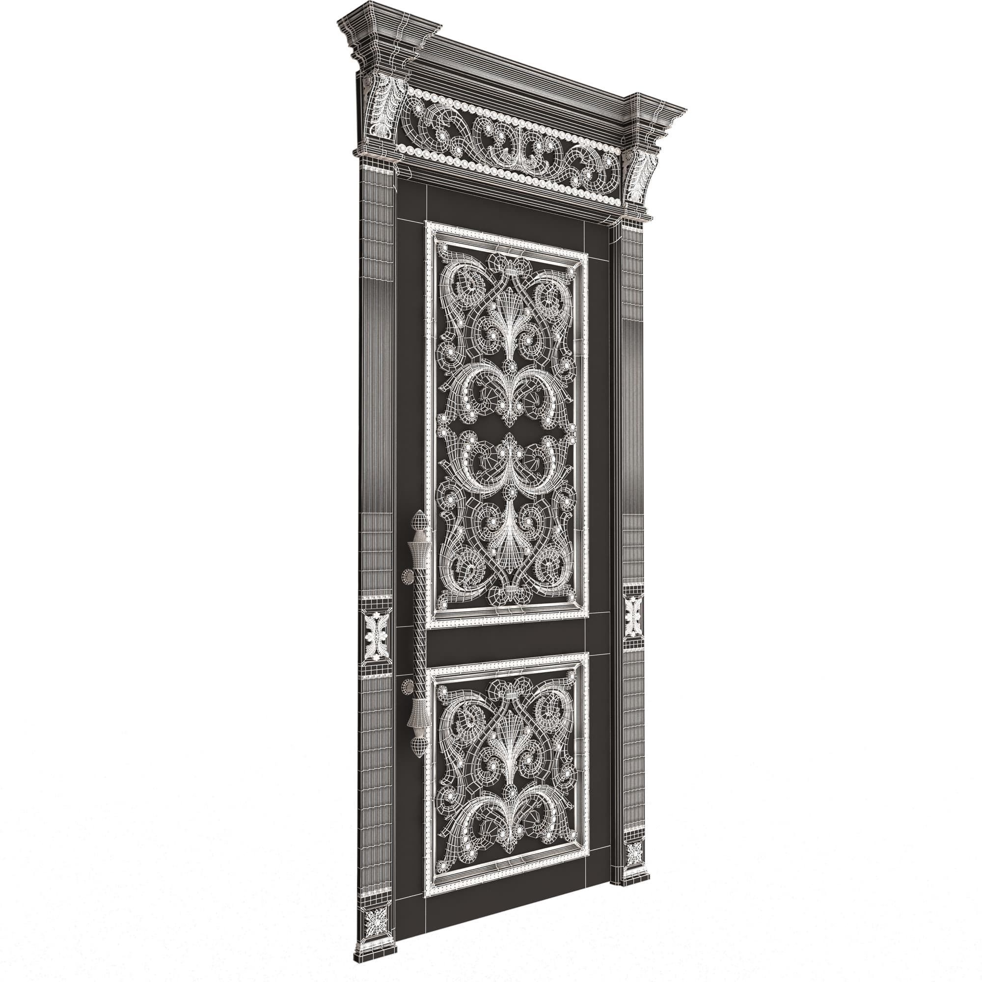 Doors Collection 0302 Low-poly 3D model_58