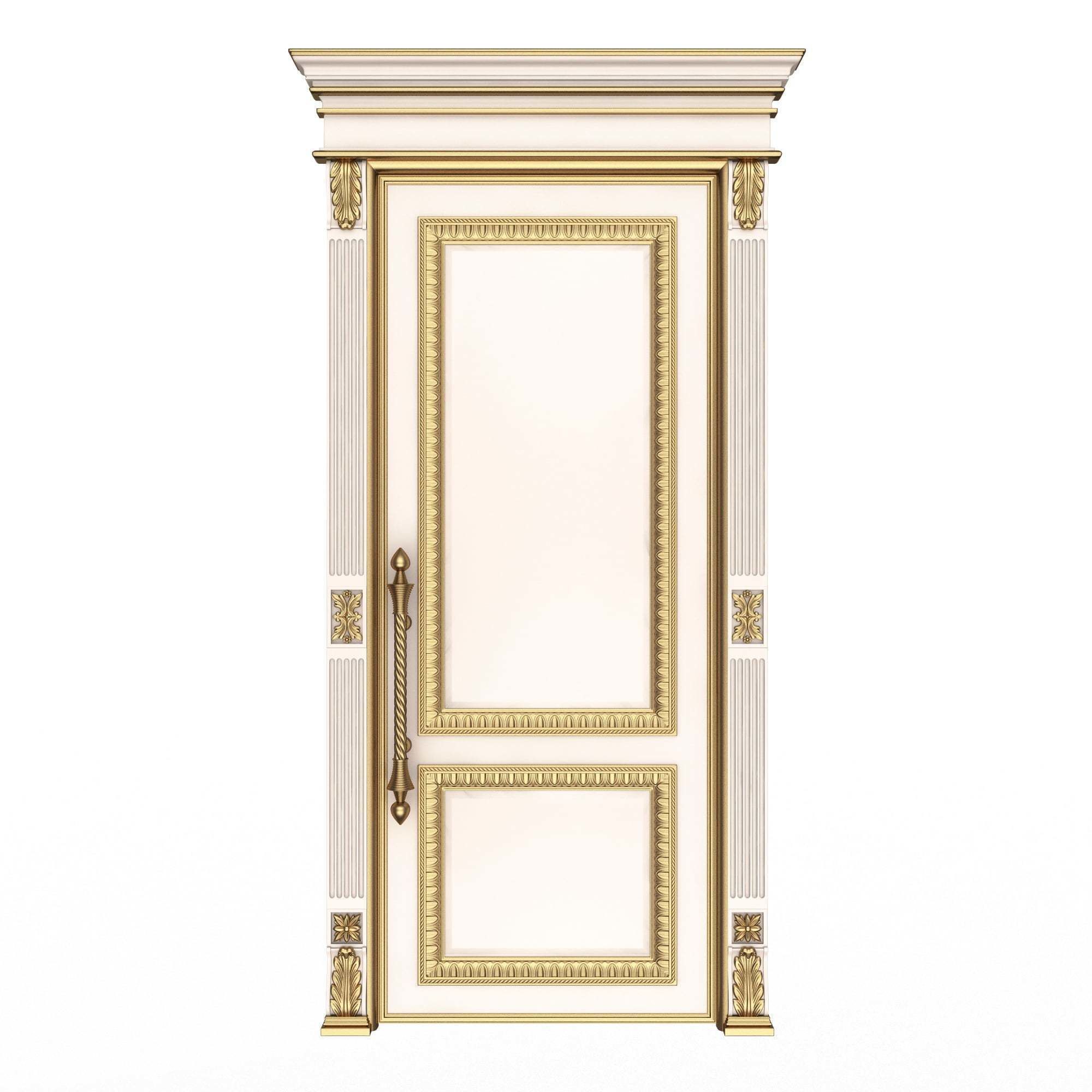 Doors Collection 0302 Low-poly 3D model_37