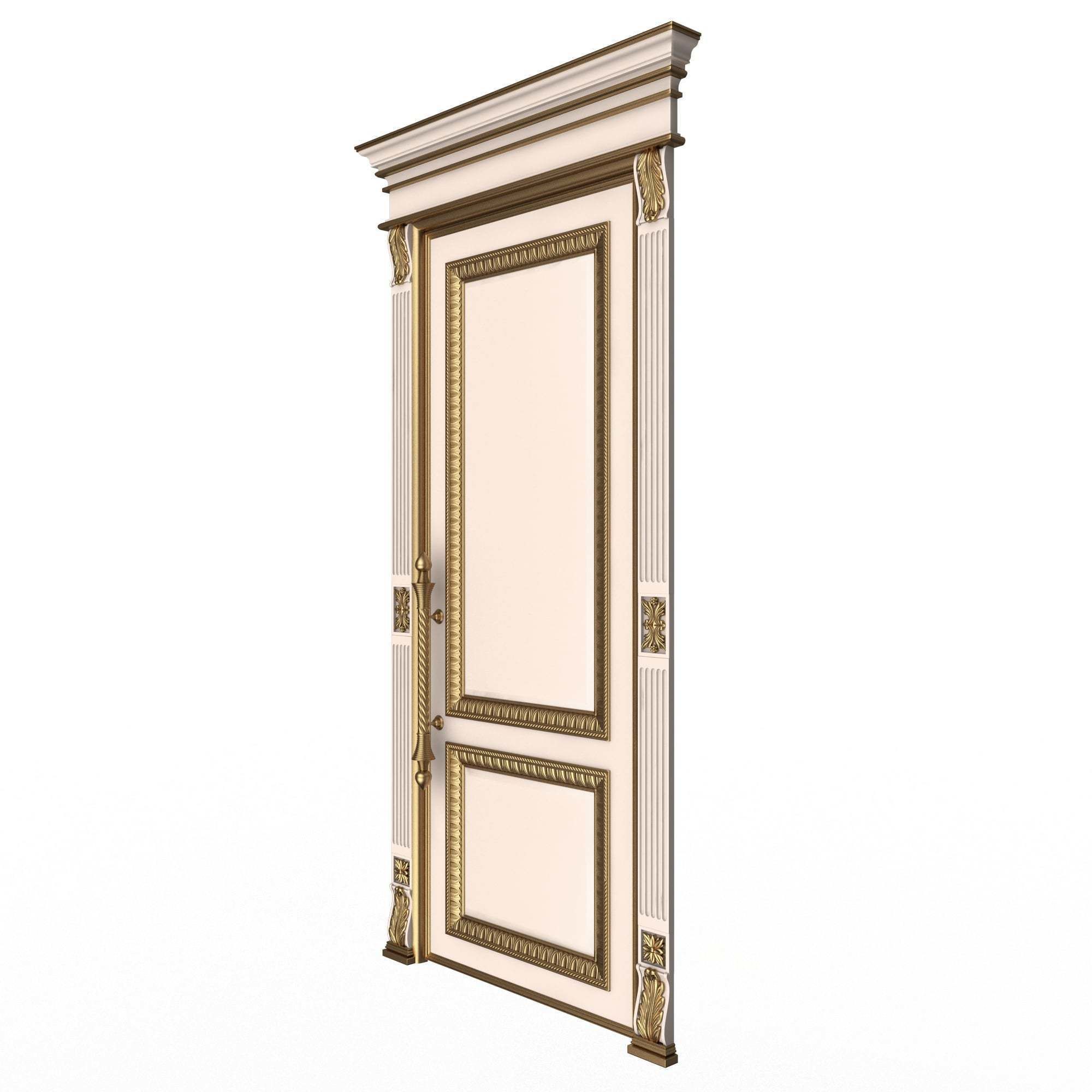 Doors Collection 0302 Low-poly 3D model_39