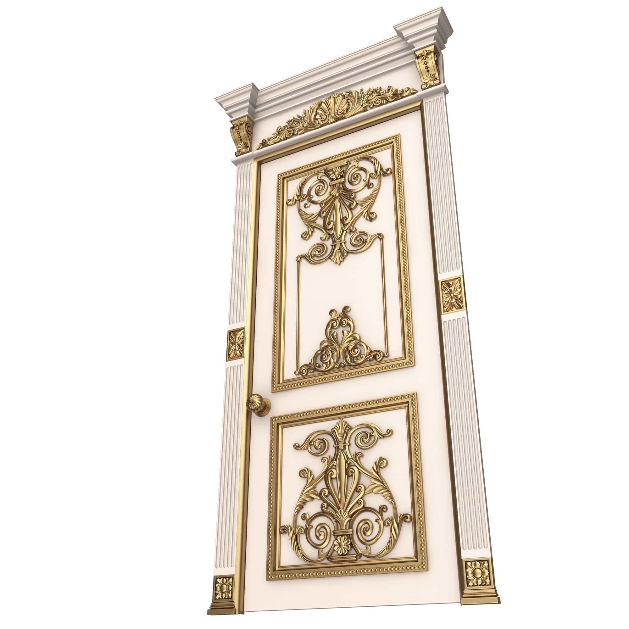 Doors Collection 0302 Low-poly 3D model_53