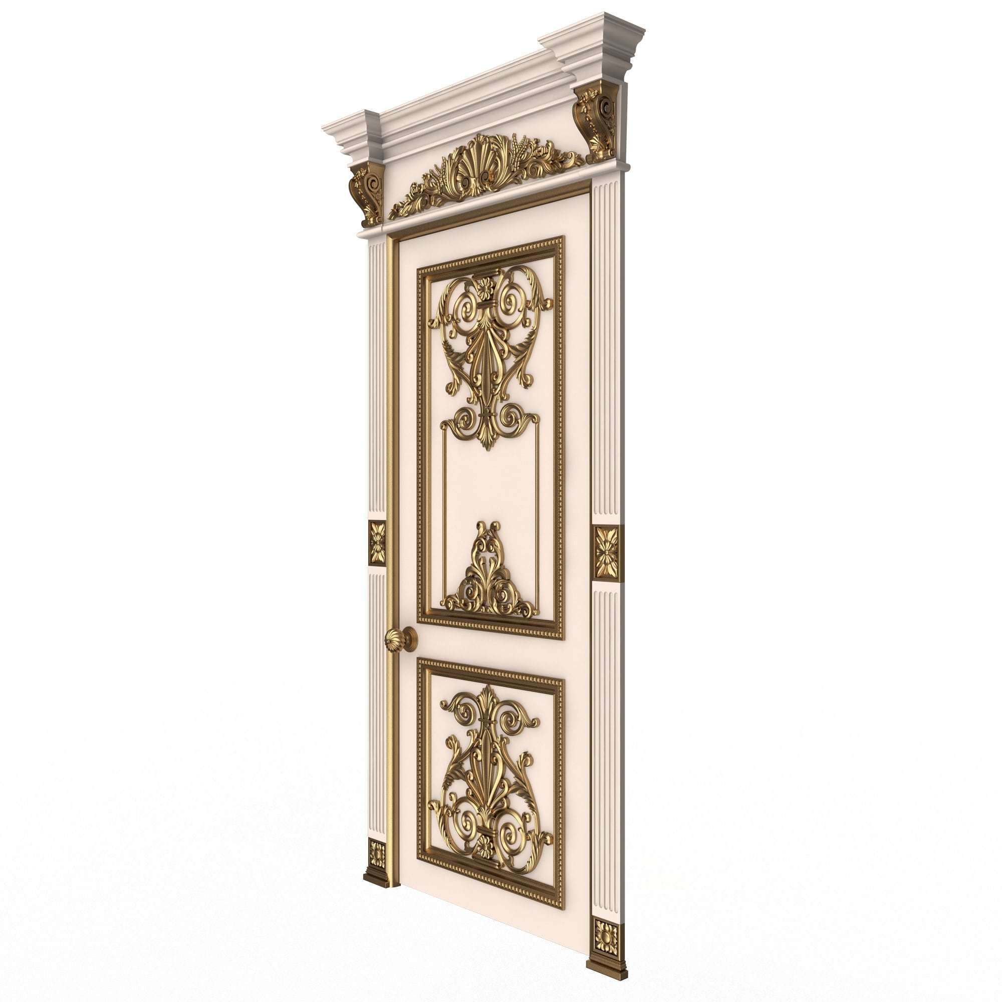 Doors Collection 0302 Low-poly 3D model_51