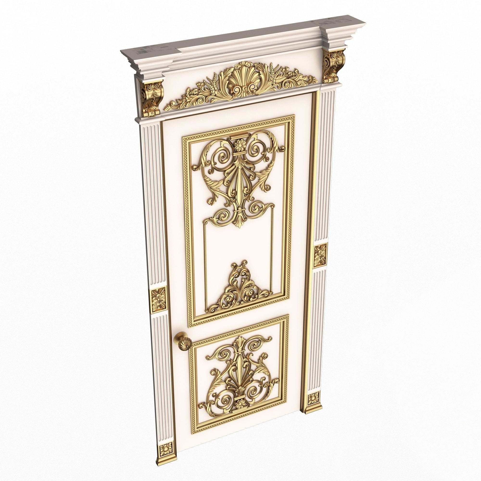 Doors Collection 0302 Low-poly 3D model_50