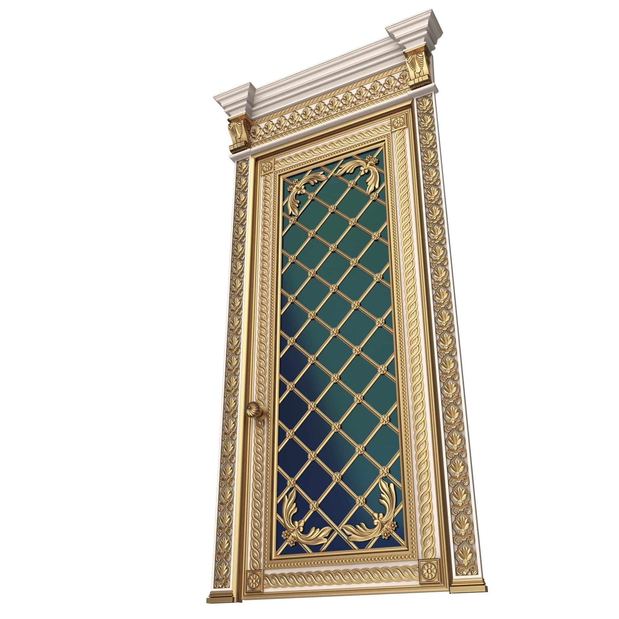 Doors Collection 0302 Low-poly 3D model_23