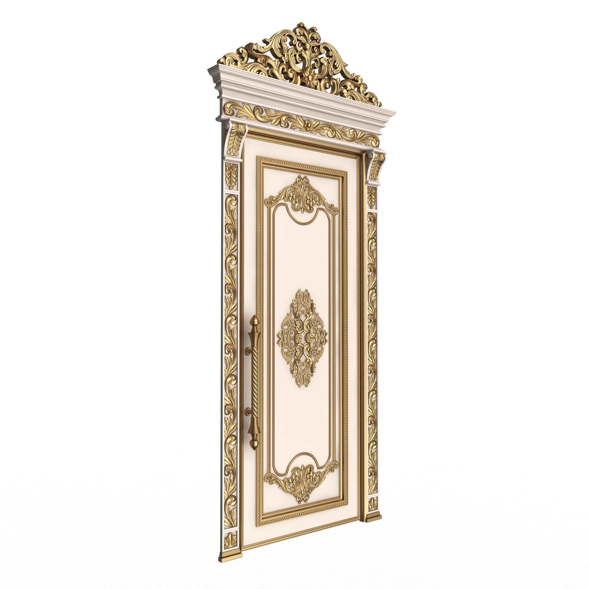 Doors Collection 0302 Low-poly 3D model_28