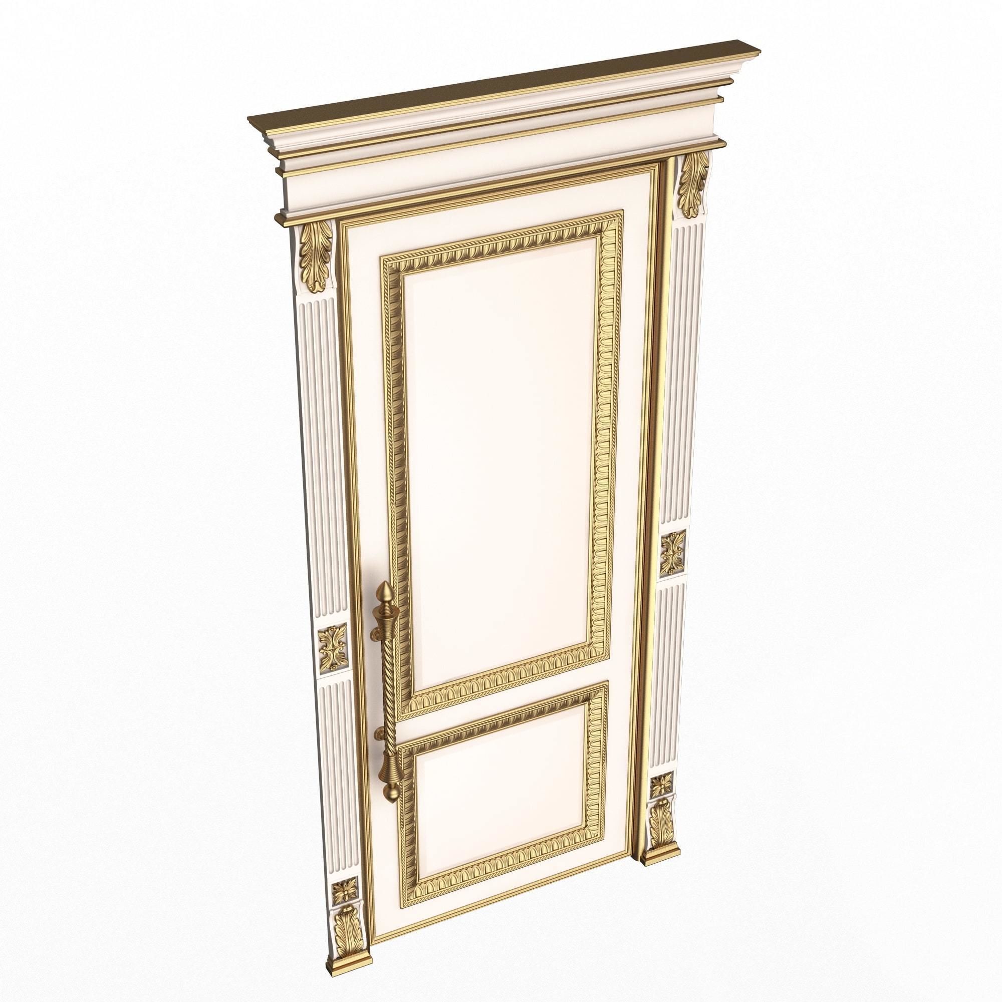 Doors Collection 0302 Low-poly 3D model_38