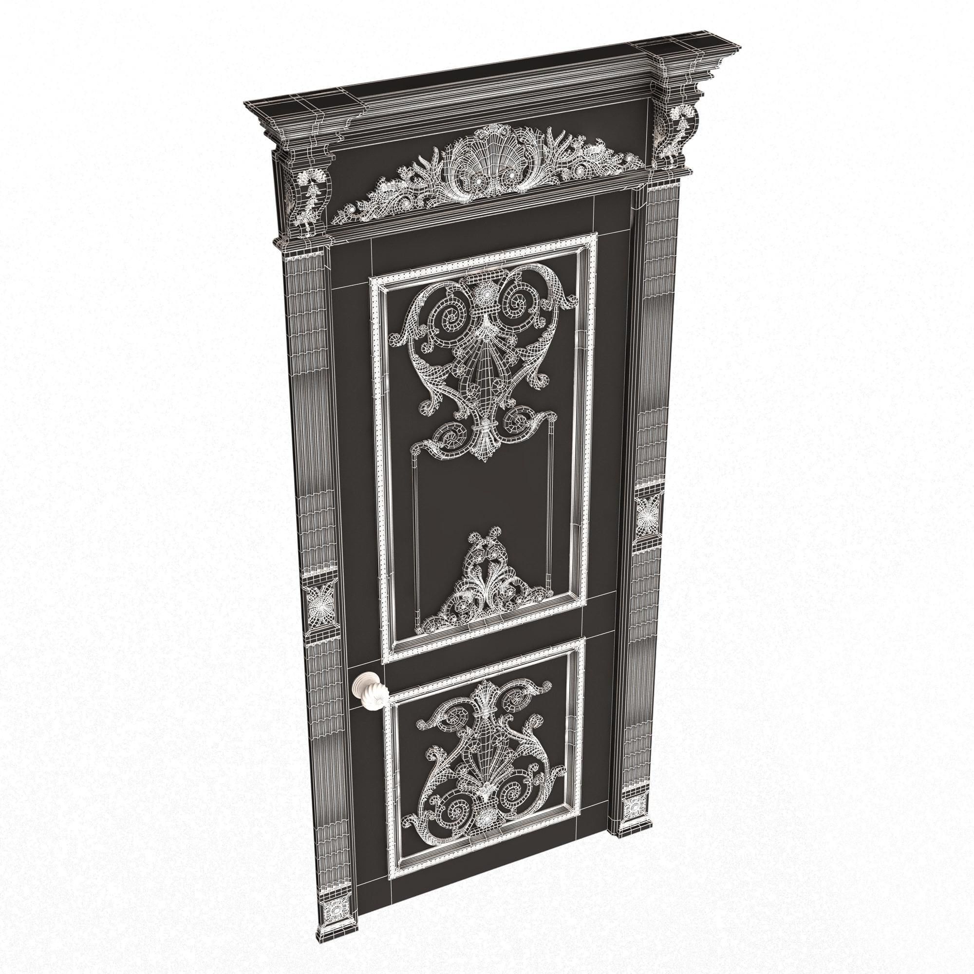 Doors Collection 0302 Low-poly 3D model_104