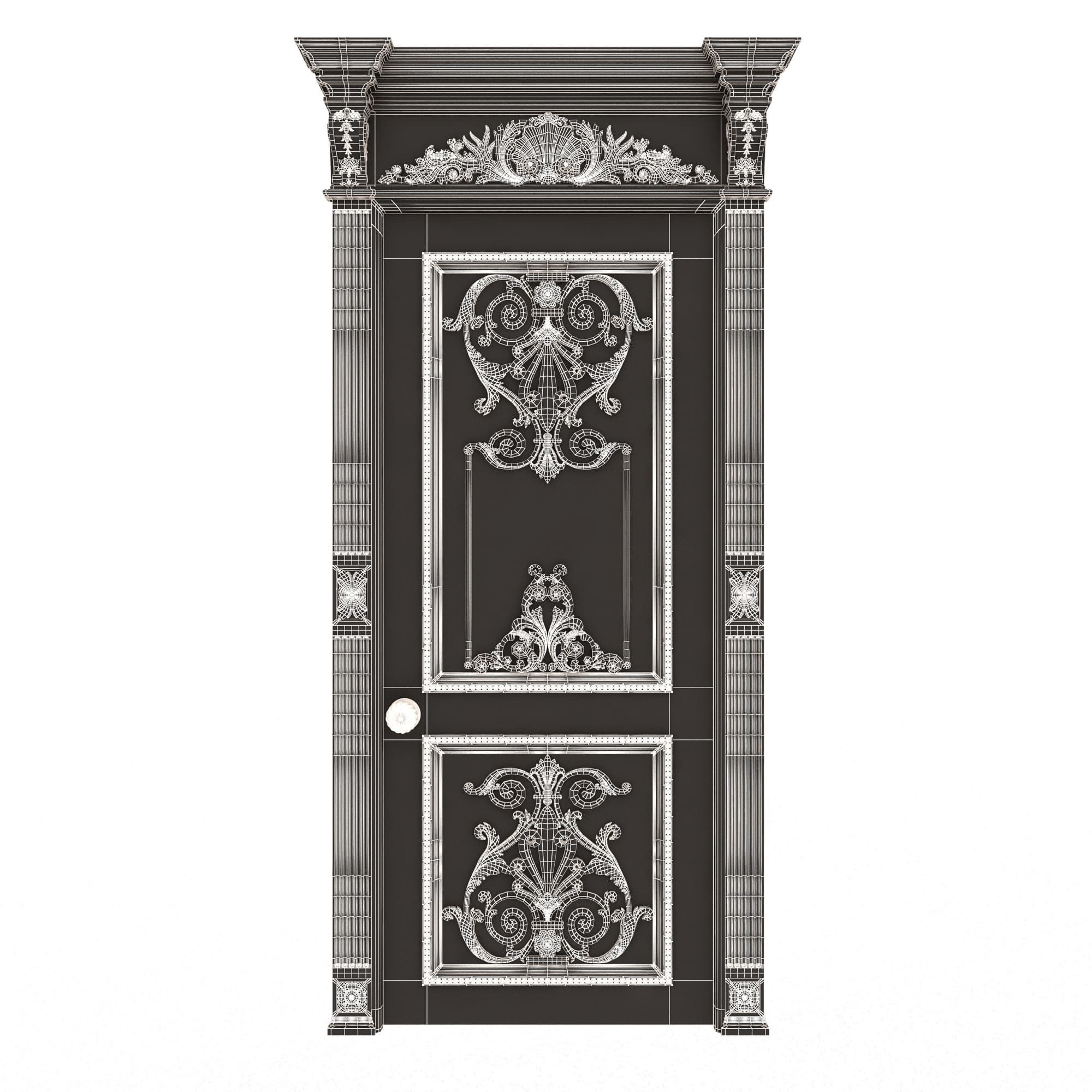 Doors Collection 0302 Low-poly 3D model_103