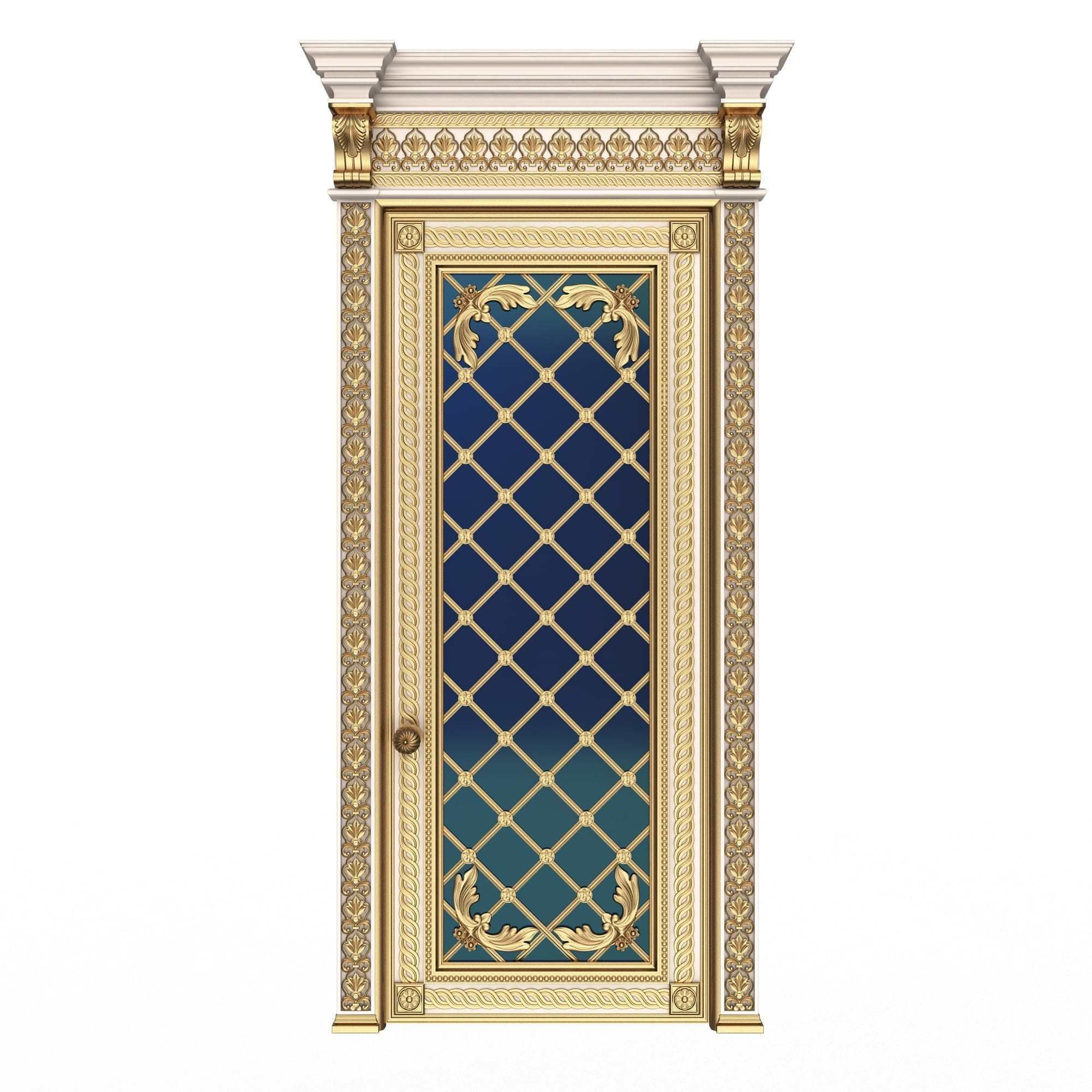 Doors Collection 0302 Low-poly 3D model_19