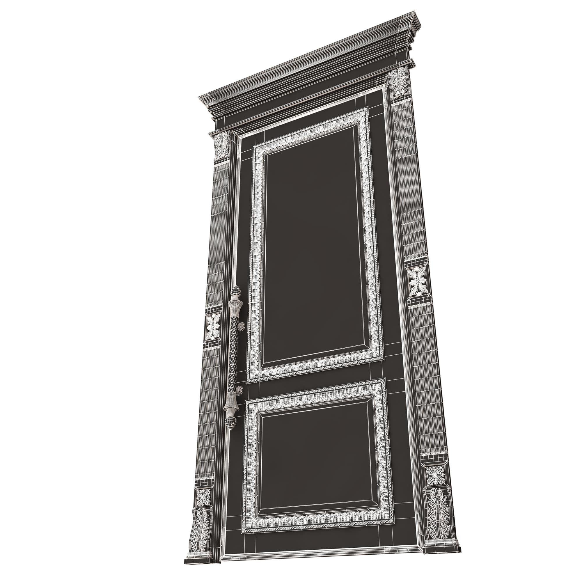 Doors Collection 0302 Low-poly 3D model_95