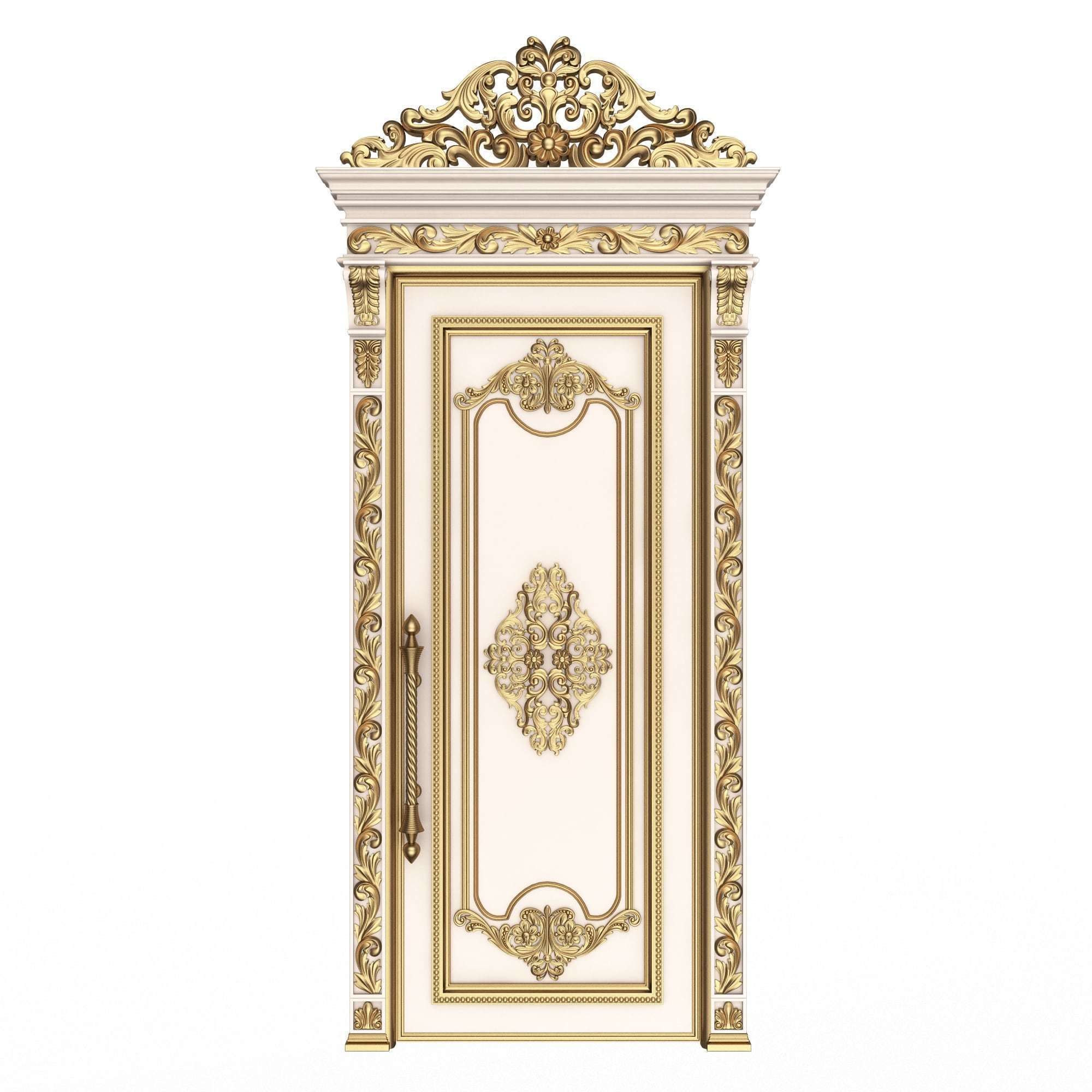 Doors Collection 0302 Low-poly 3D model_25