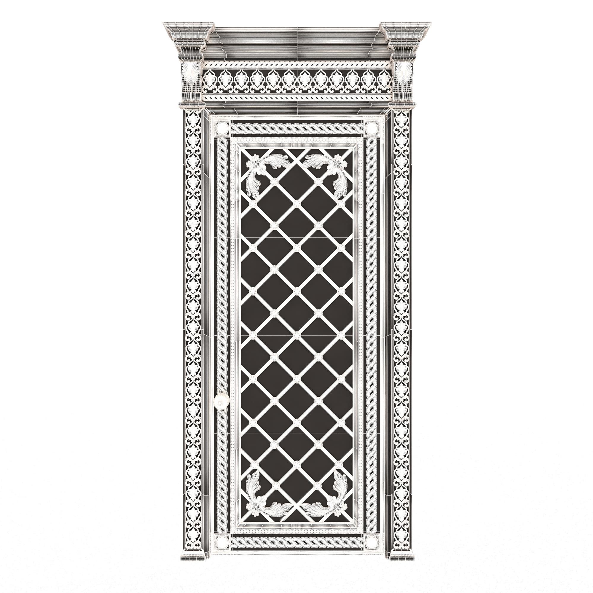 Doors Collection 0302 Low-poly 3D model_73