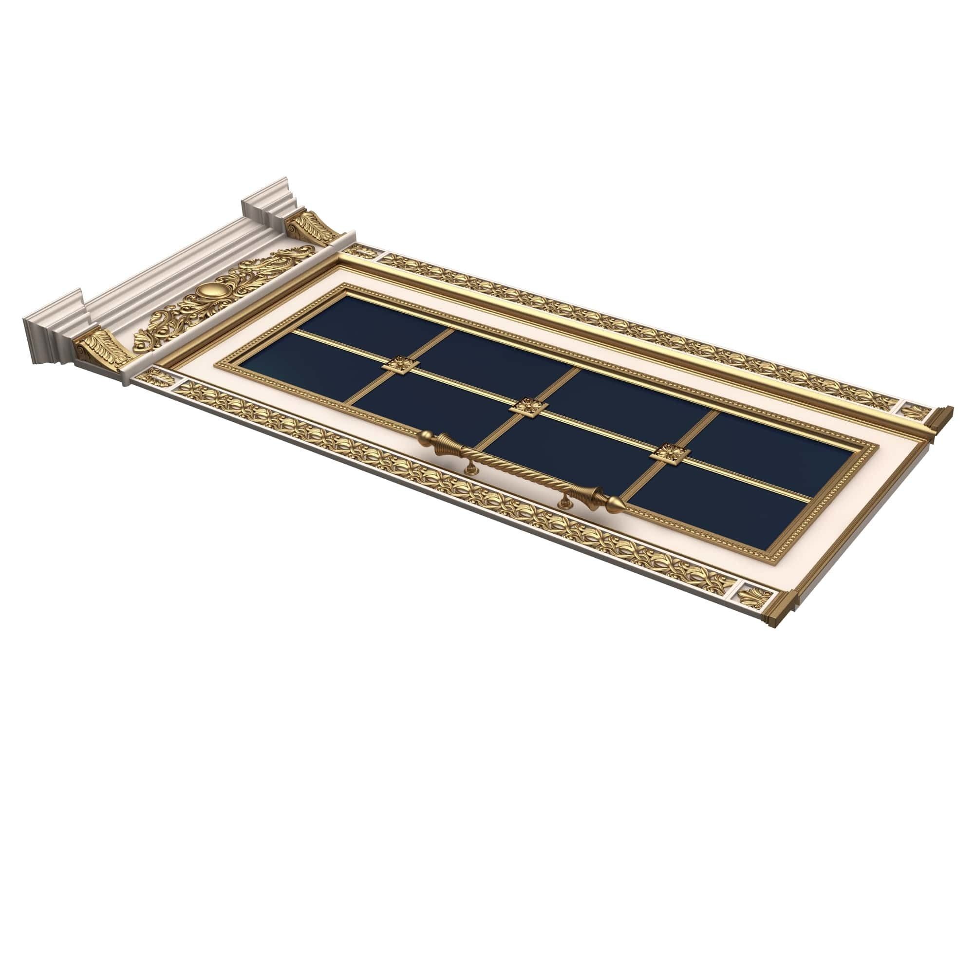 Doors Collection 0302 Low-poly 3D model_12