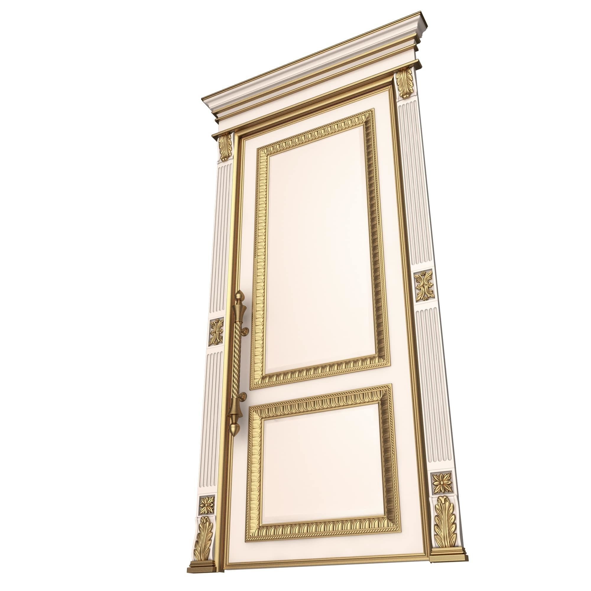 Doors Collection 0302 Low-poly 3D model_41