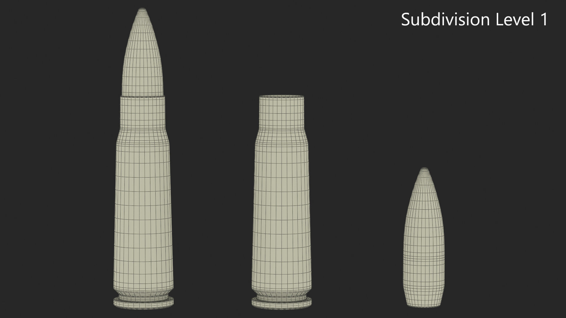 Soviet or Russian Cartridge for AK 47 3D model_13