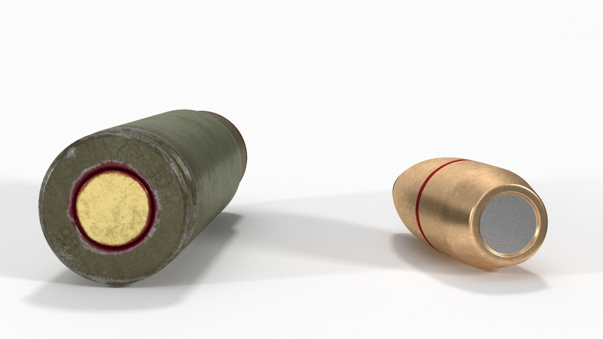 Soviet or Russian Cartridge for AK 47 3D model_7