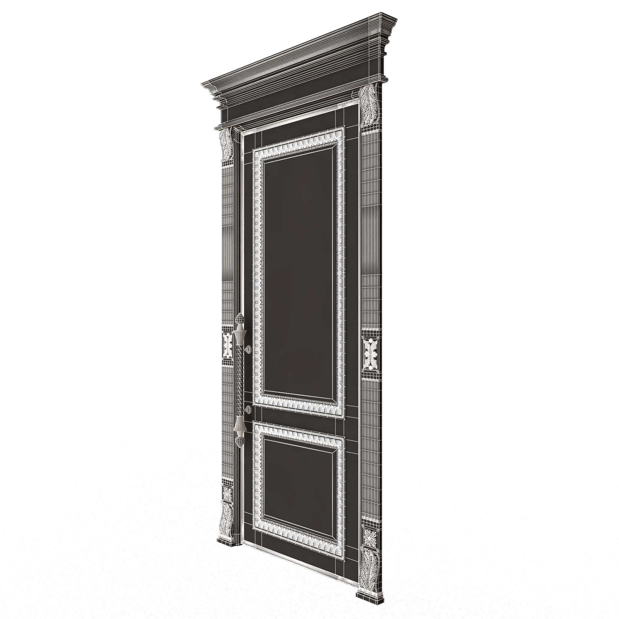 Doors Collection 0303 Low-poly 3D model_93