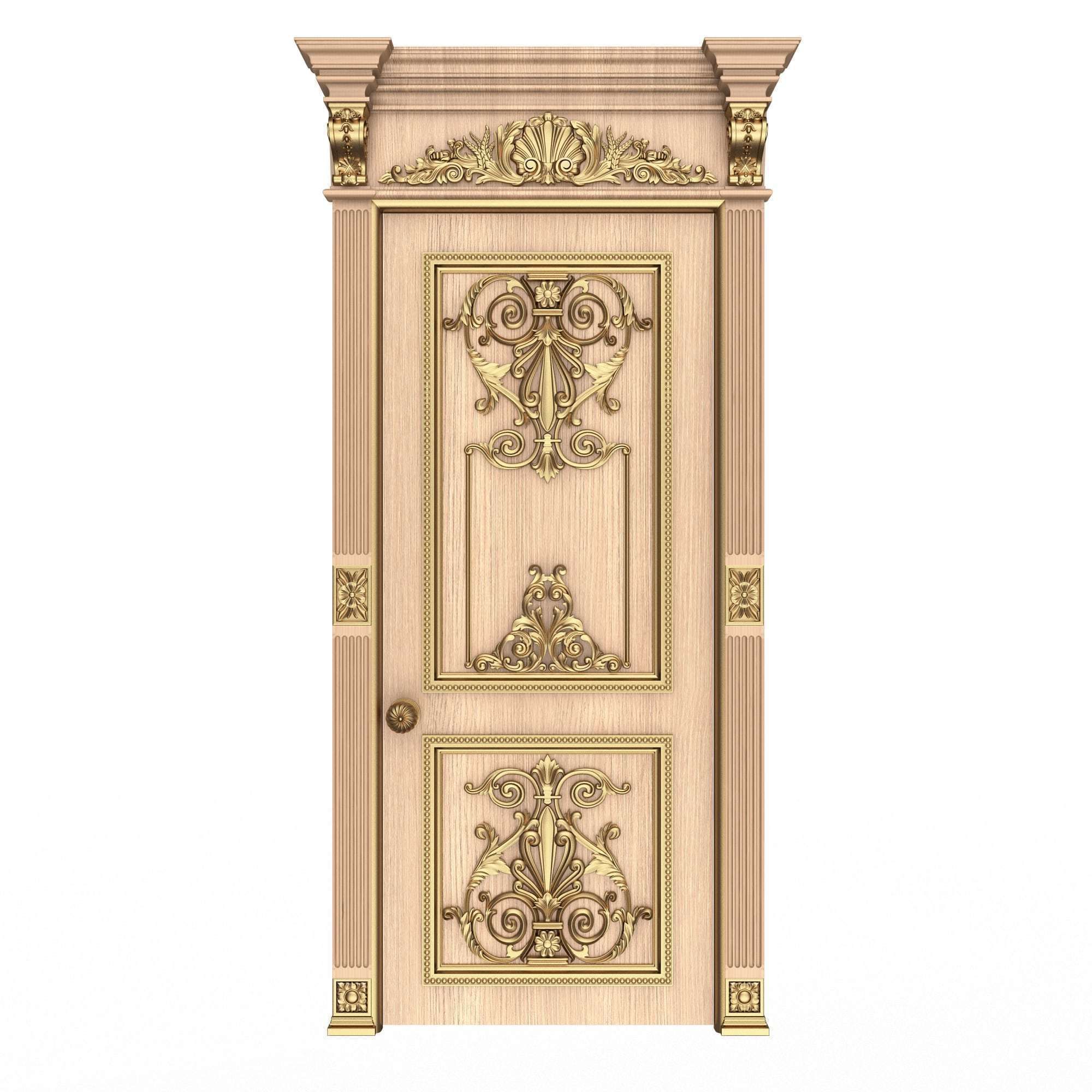 Doors Collection 0303 Low-poly 3D model_49