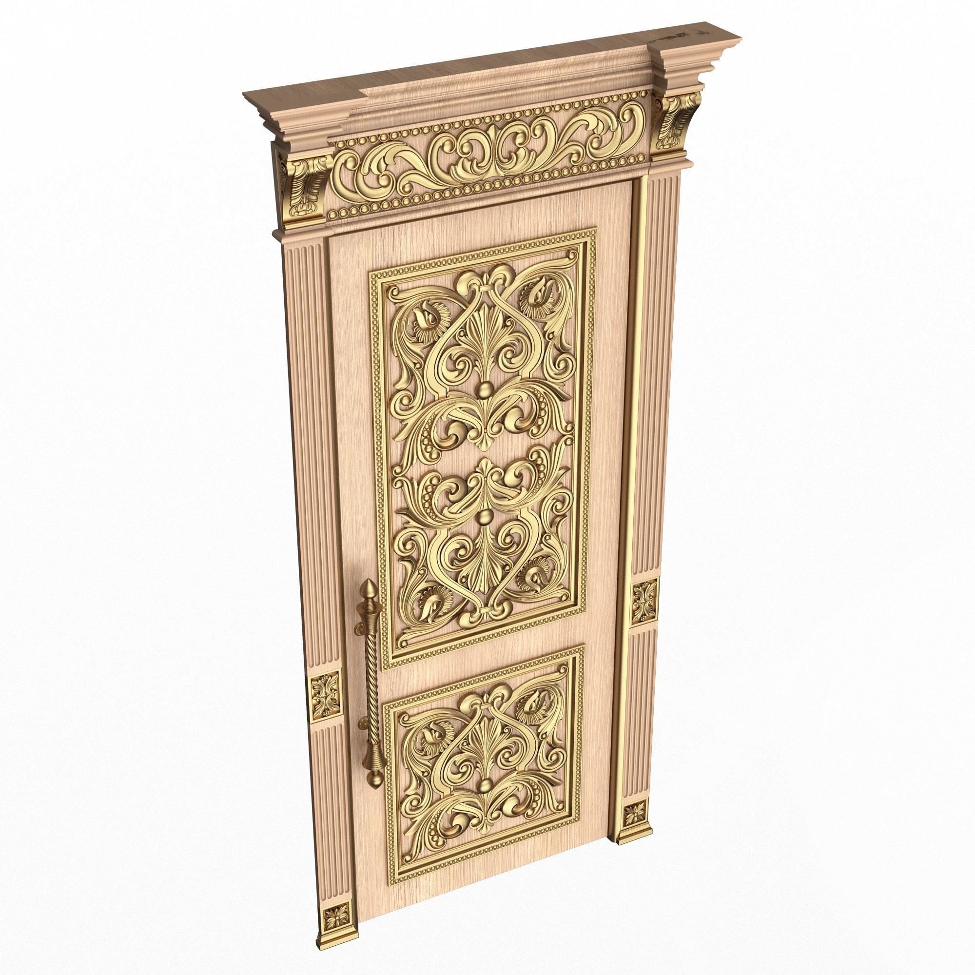 Doors Collection 0303 Low-poly 3D model_2