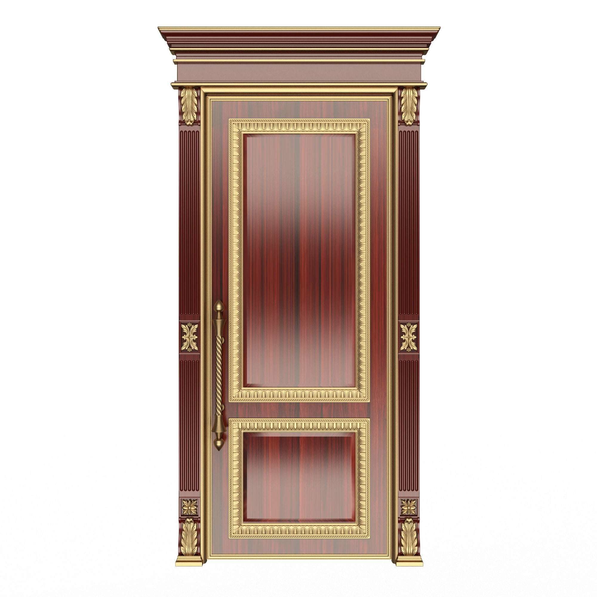 Doors Collection 0303 Low-poly 3D model_40