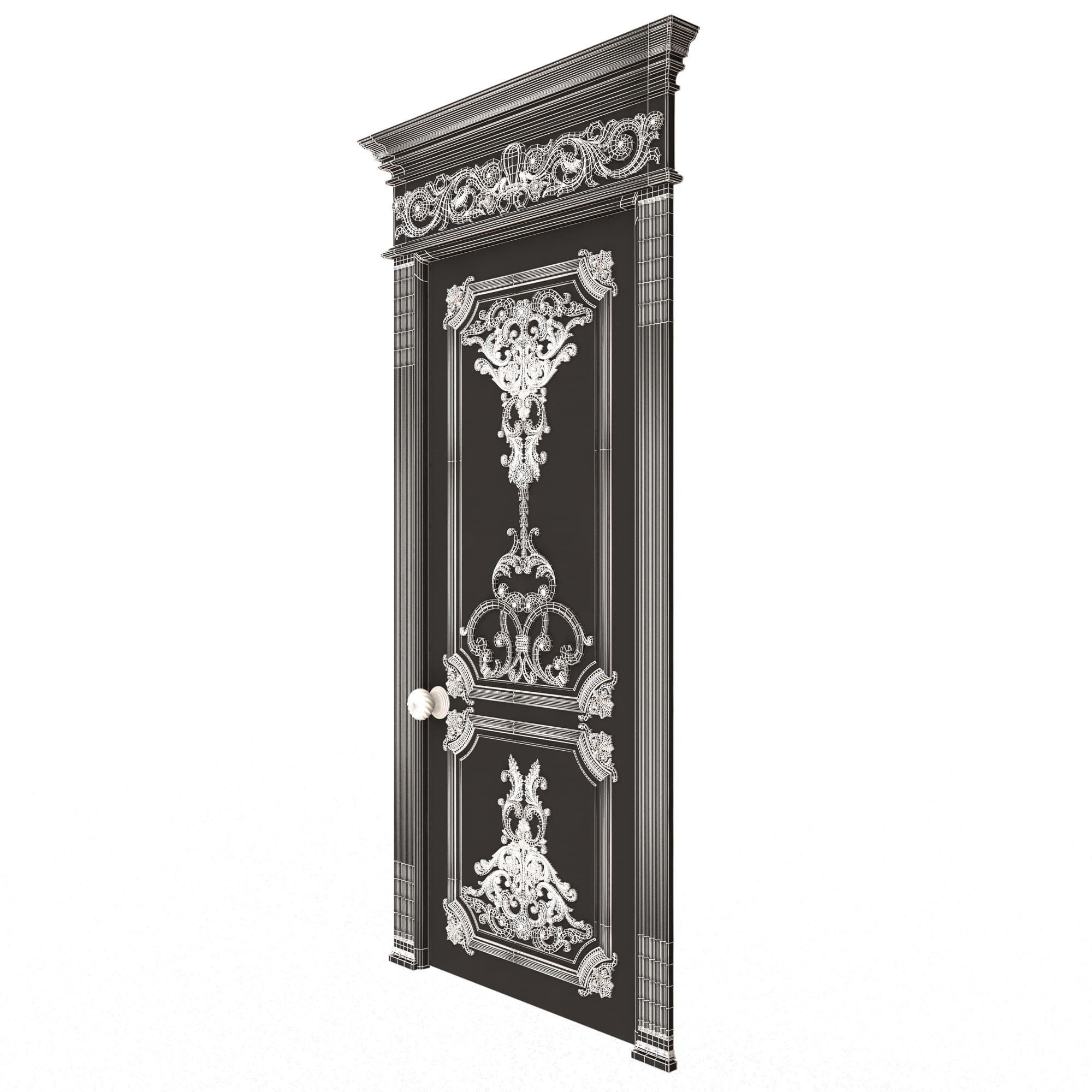 Doors Collection 0303 Low-poly 3D model_99