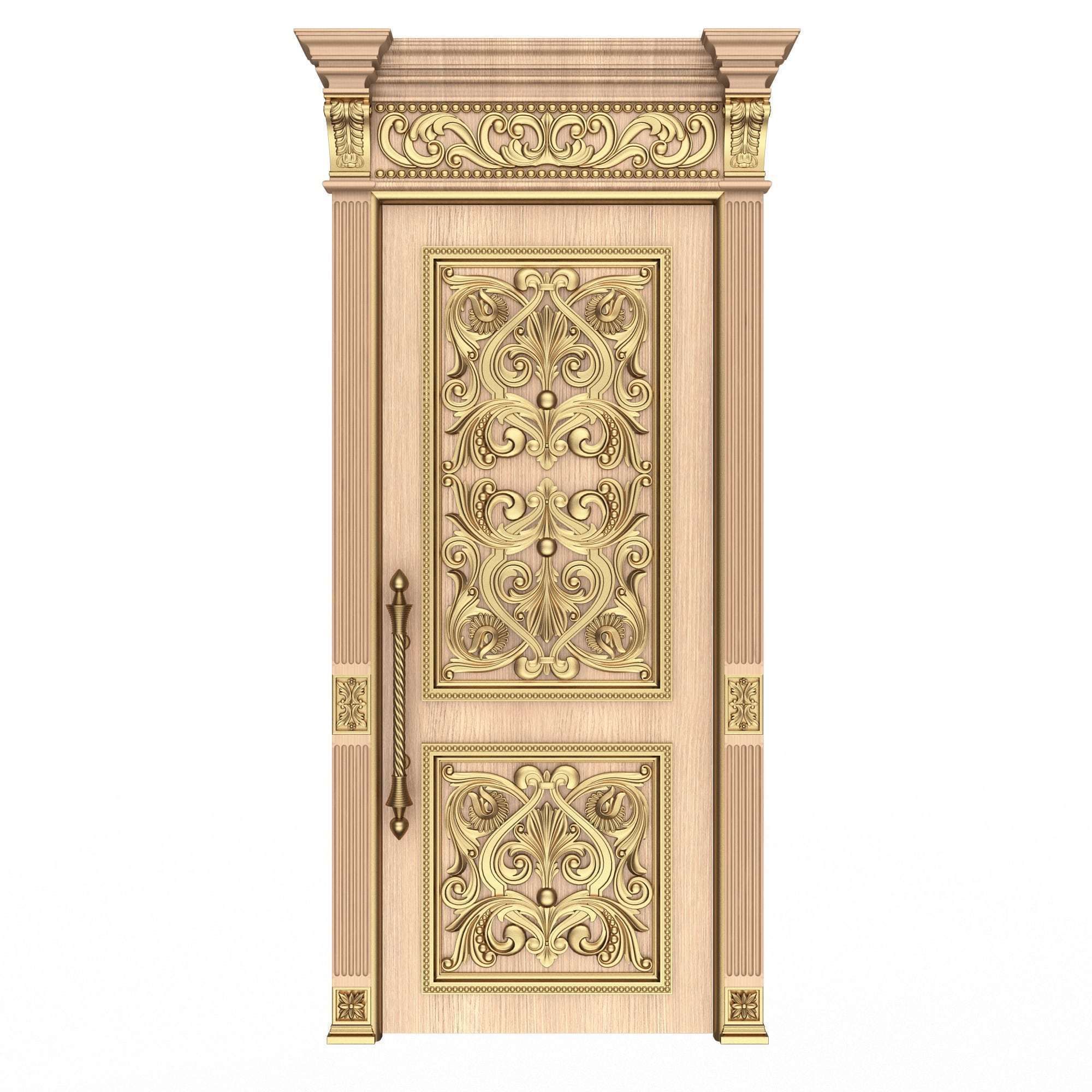 Doors Collection 0303 Low-poly 3D model_1