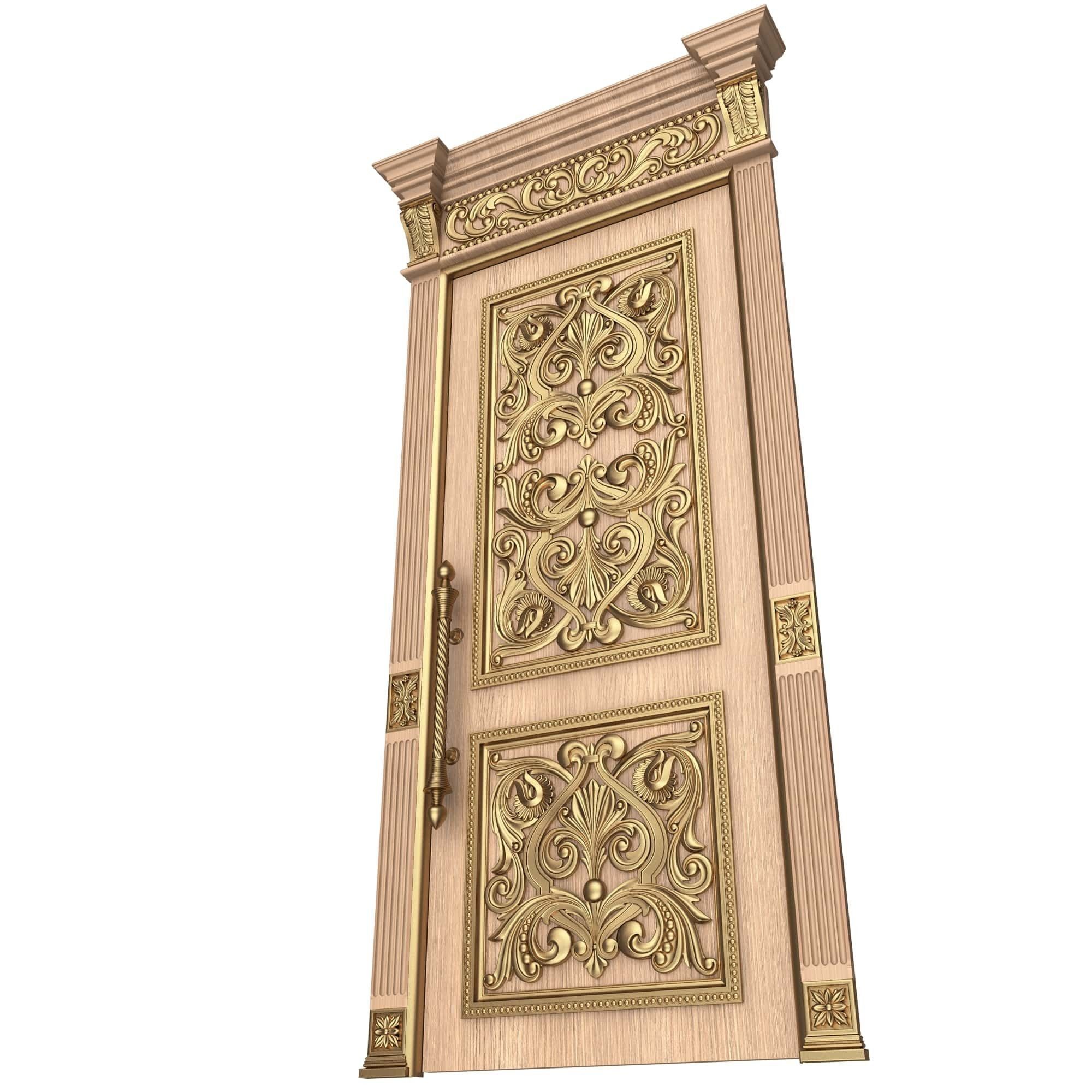 Doors Collection 0303 Low-poly 3D model_5
