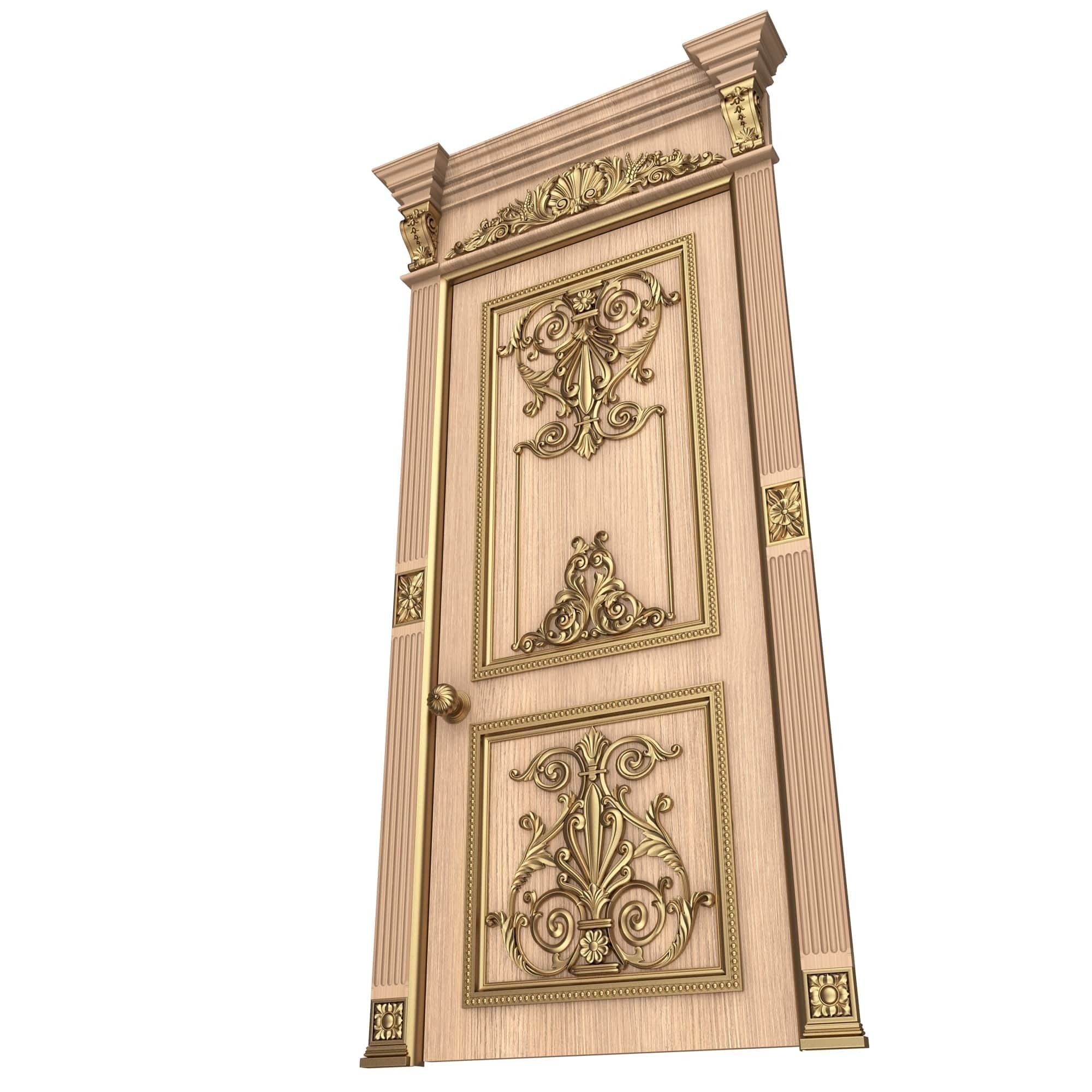 Doors Collection 0303 Low-poly 3D model_53