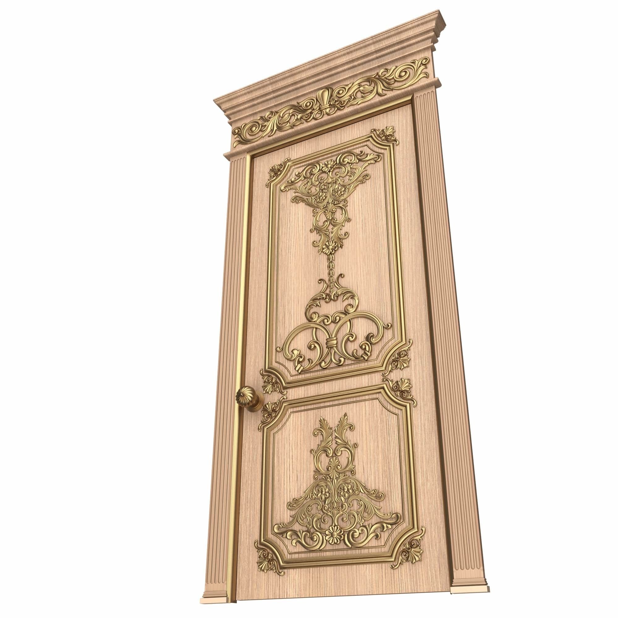 Doors Collection 0303 Low-poly 3D model_47