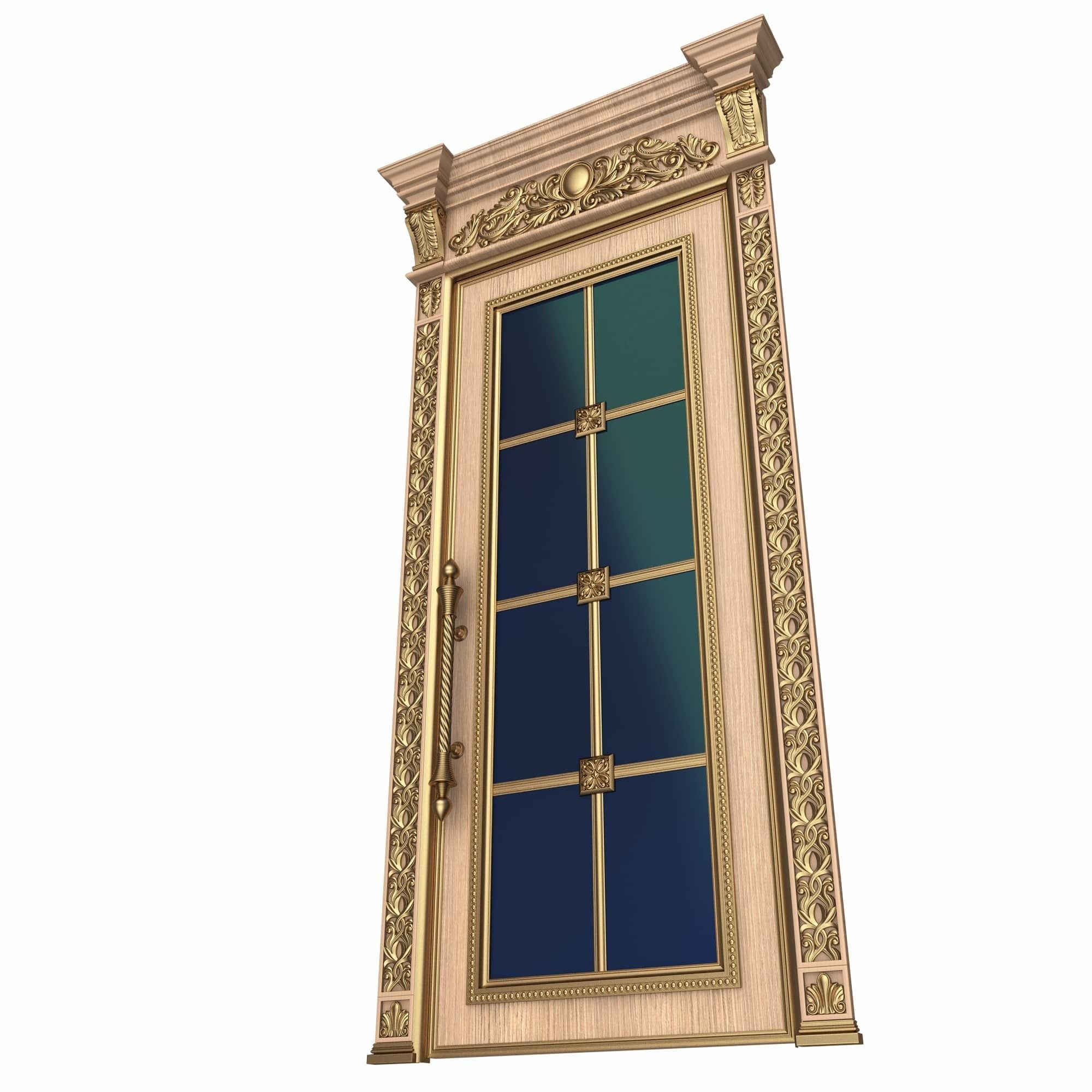 Doors Collection 0303 Low-poly 3D model_11