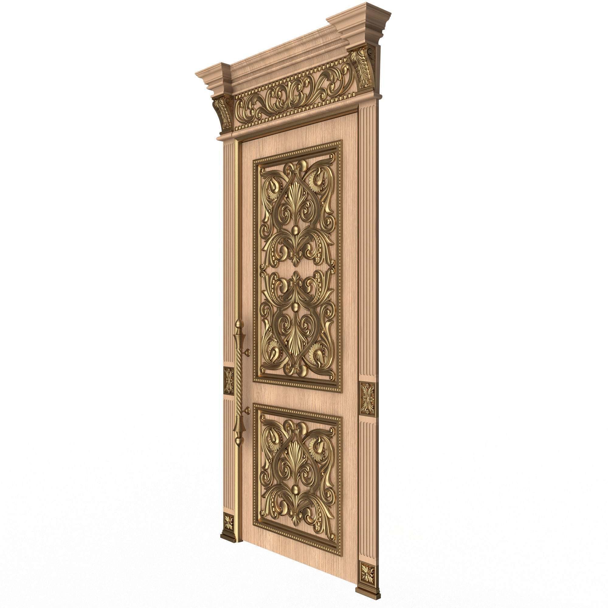 Doors Collection 0303 Low-poly 3D model_3