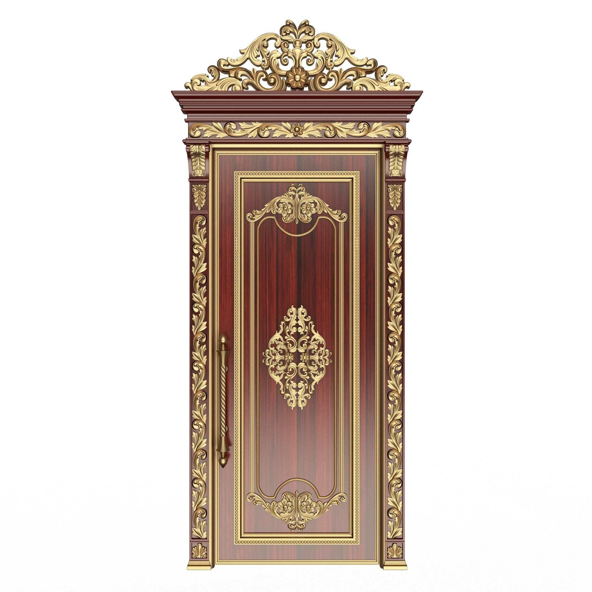 Doors Collection 0303 Low-poly 3D model_28