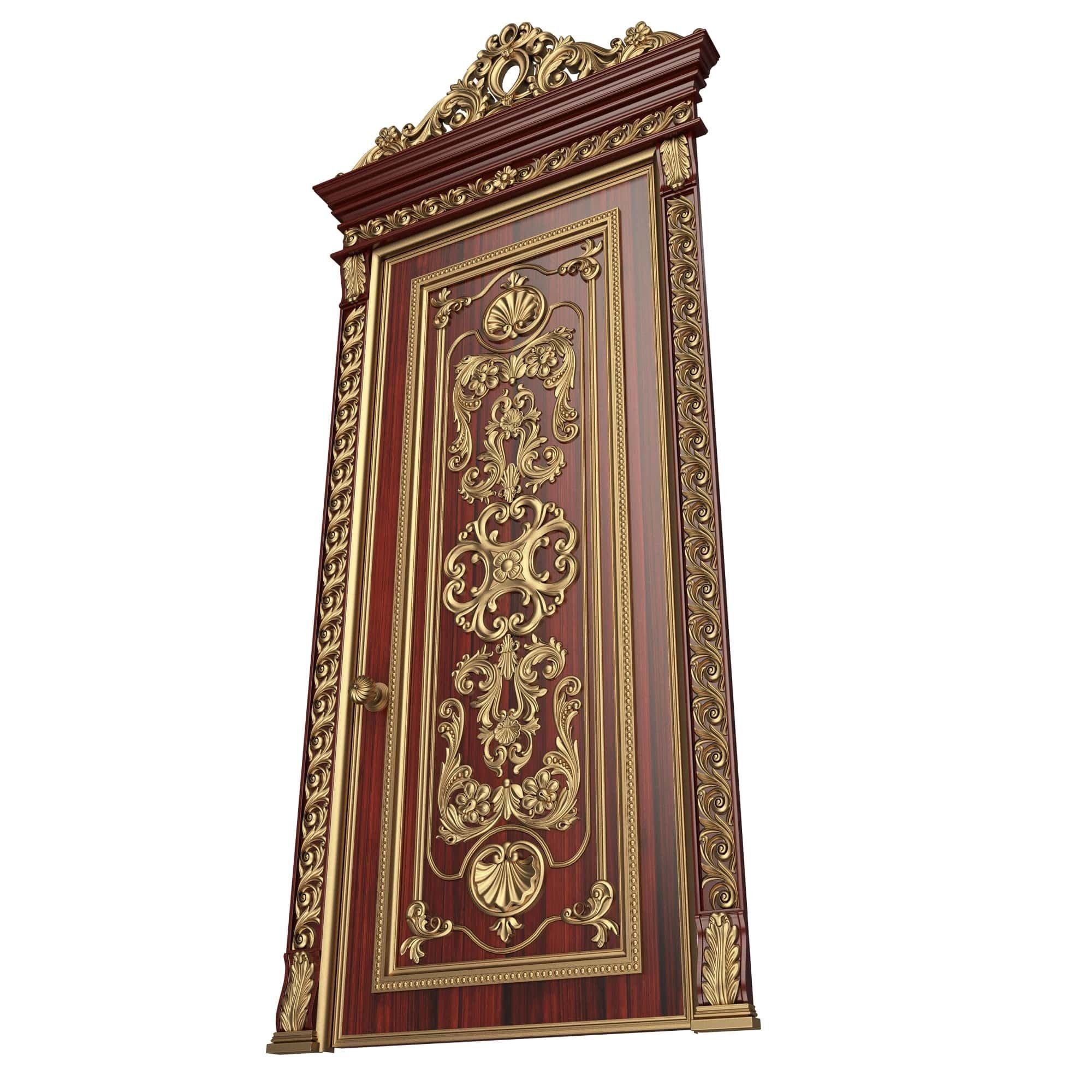 Doors Collection 0303 Low-poly 3D model_32