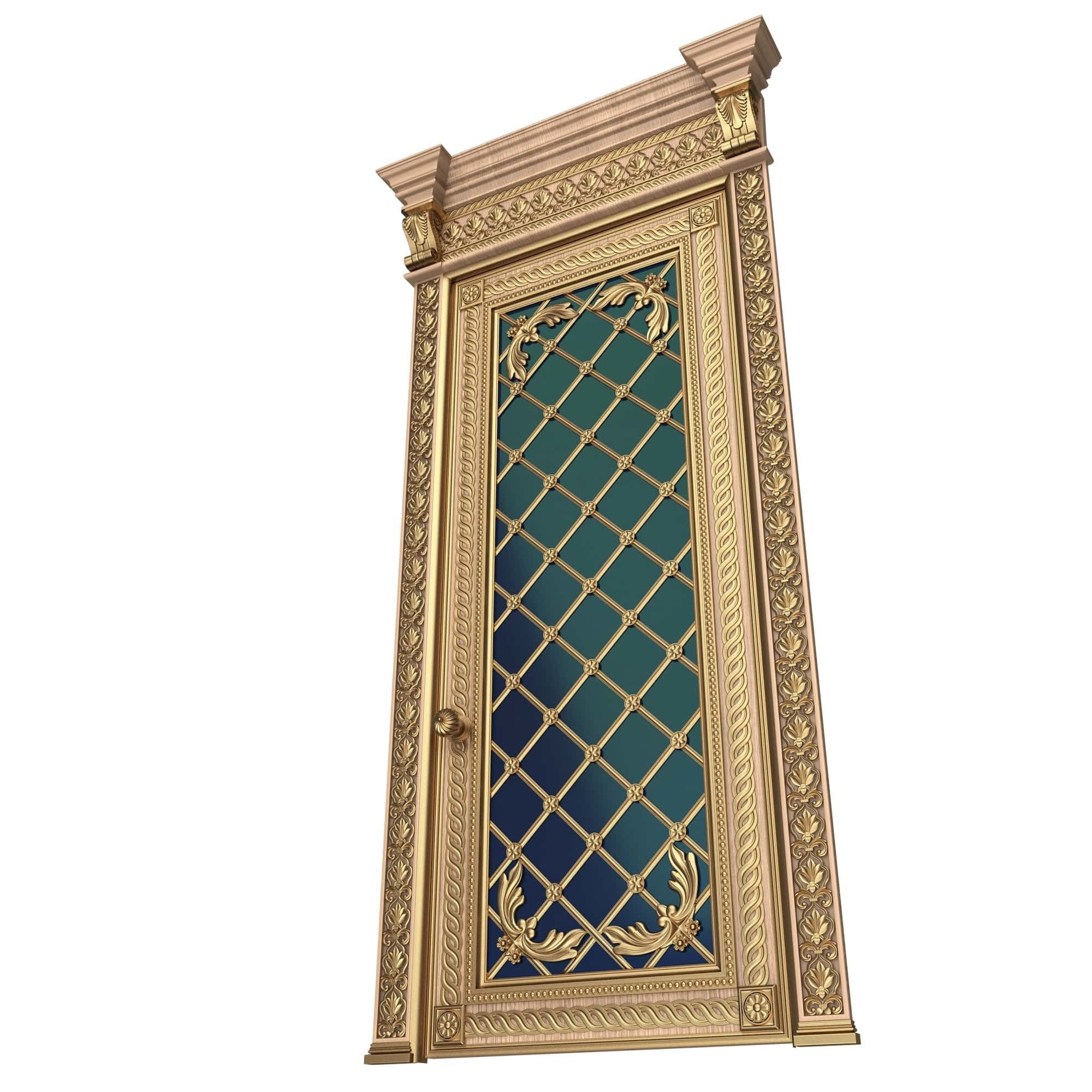 Doors Collection 0303 Low-poly 3D model_23