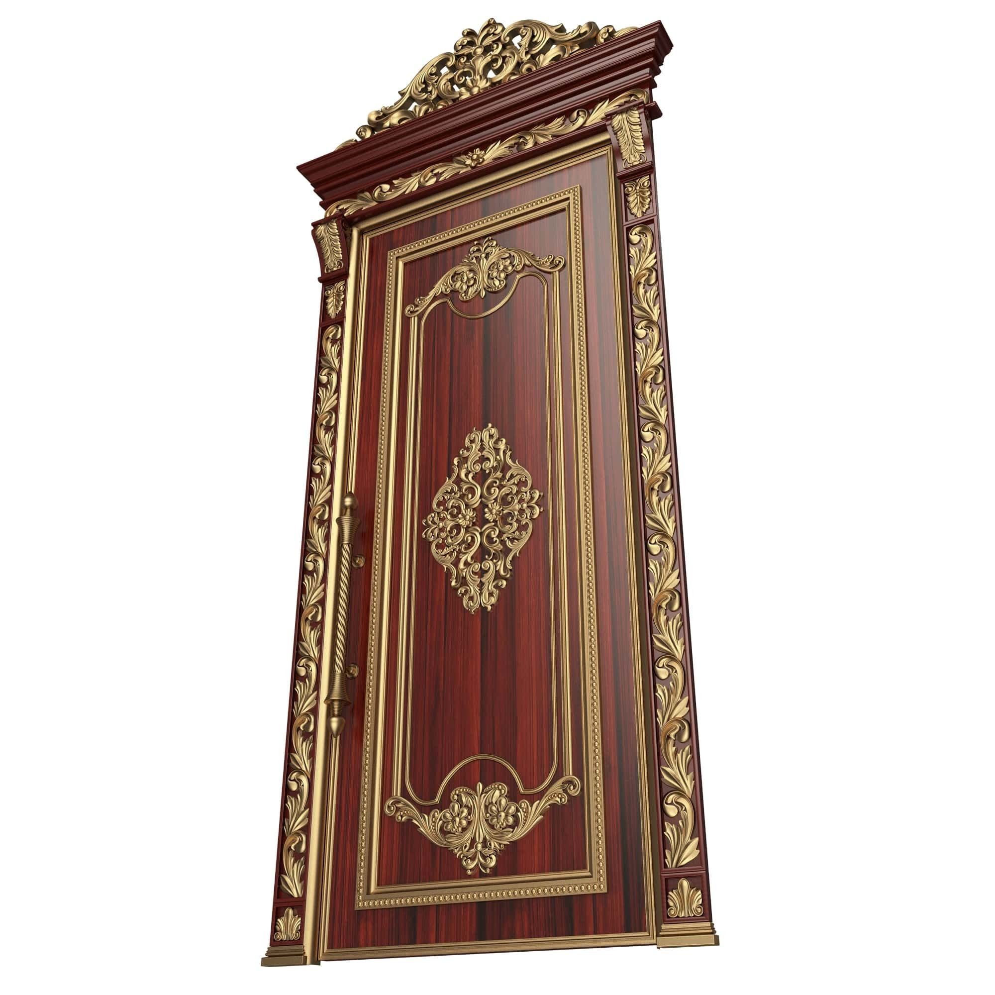Doors Collection 0303 Low-poly 3D model_26