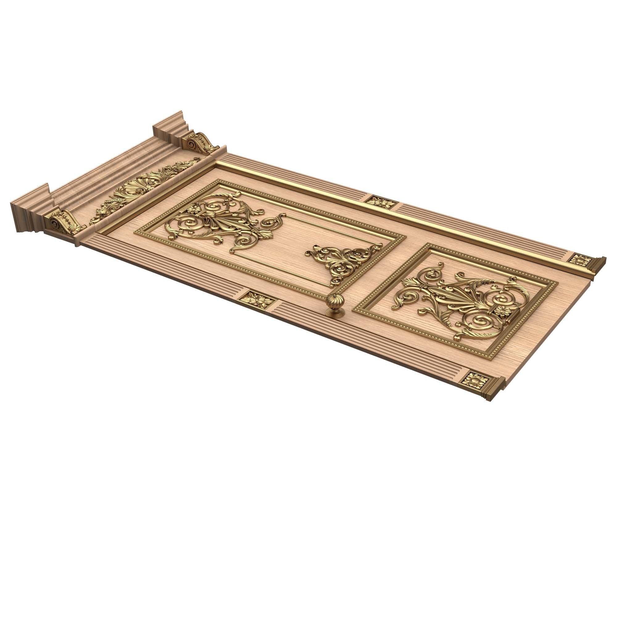 Doors Collection 0303 Low-poly 3D model_54