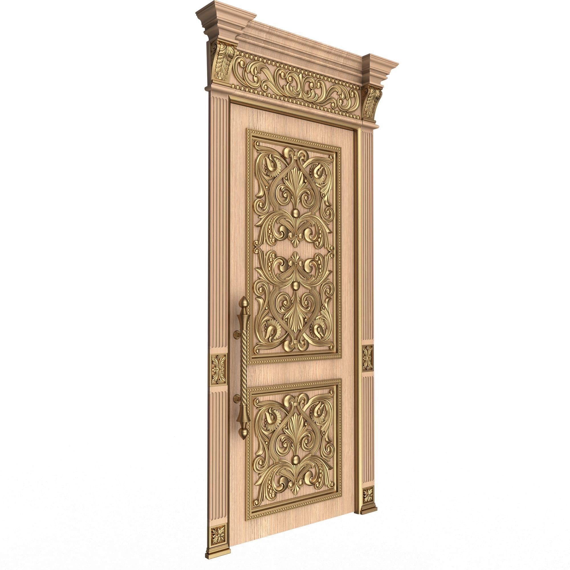 Doors Collection 0303 Low-poly 3D model_4